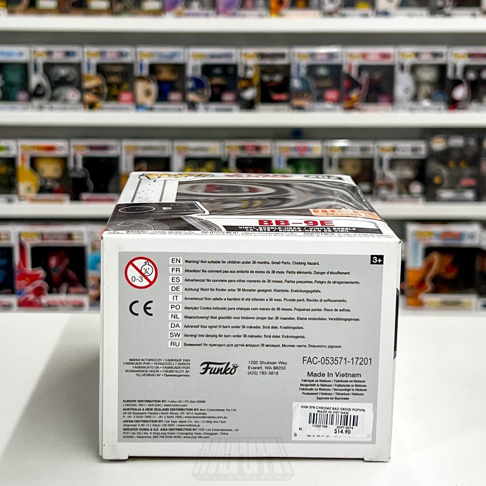 Funko Pop Star Wars BB-9E Chrome BoxLunch 202 Astromech Droid Toy Vinyl Figure7