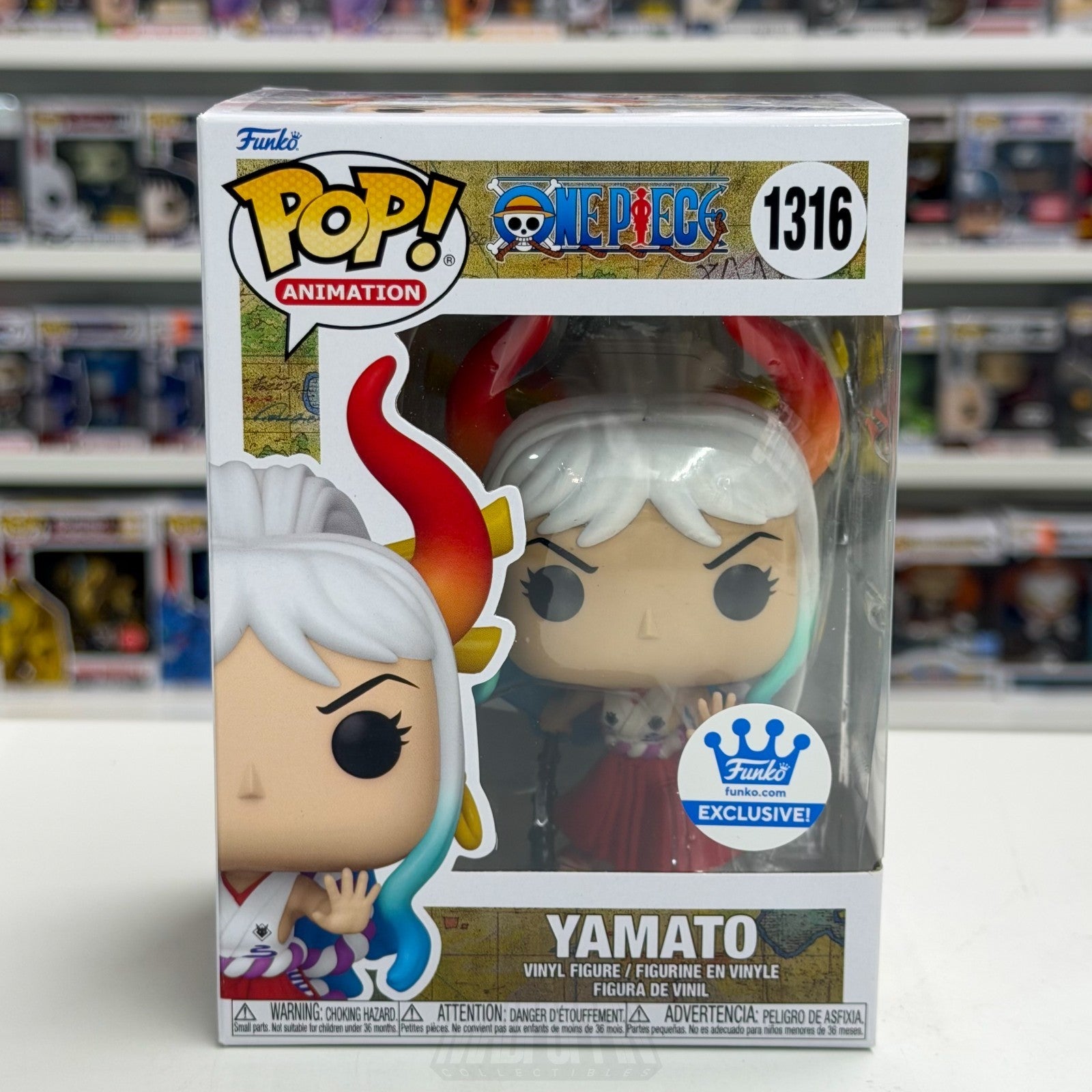 Funko Pop Anime One Piece Yamato Exclusive 1316 Beasts Pirates Toy Vinyl Figure0