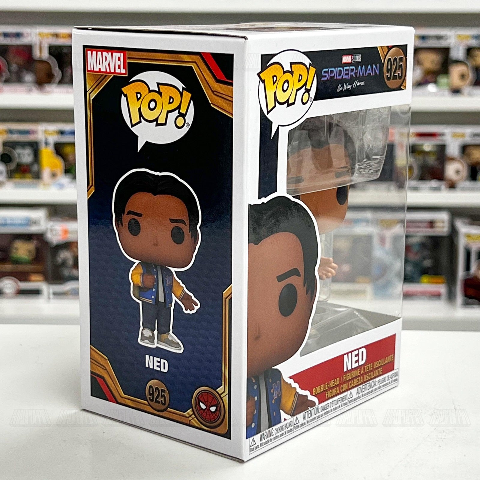 Funko Pop Marvel Spider-Man No Way Home Ned #925 Bobble-Head Vinyl Figure New