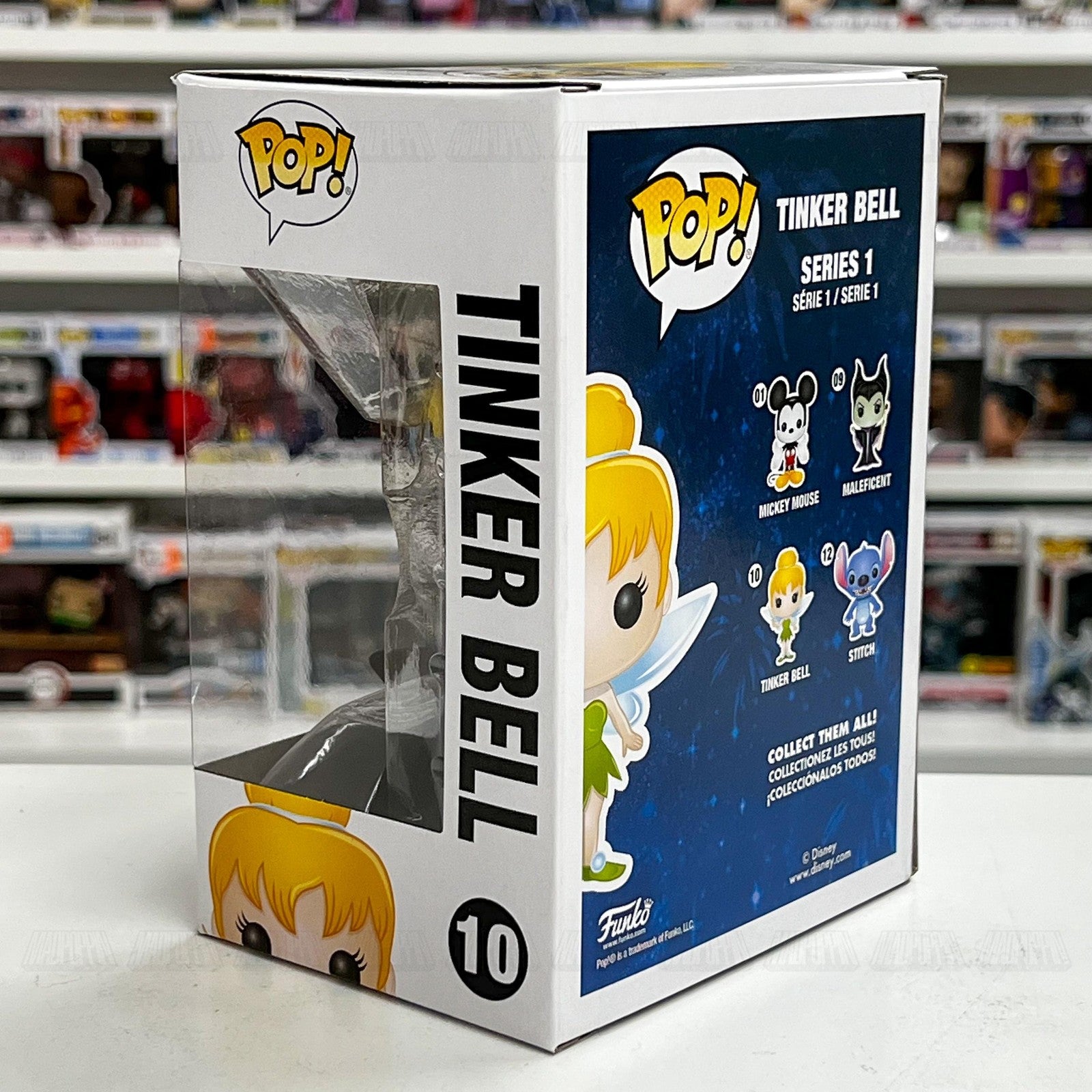 Funko Pop Disney Tinker Bell #10 Series 1 Vinyl Figure with Box Peter Pan Fairy