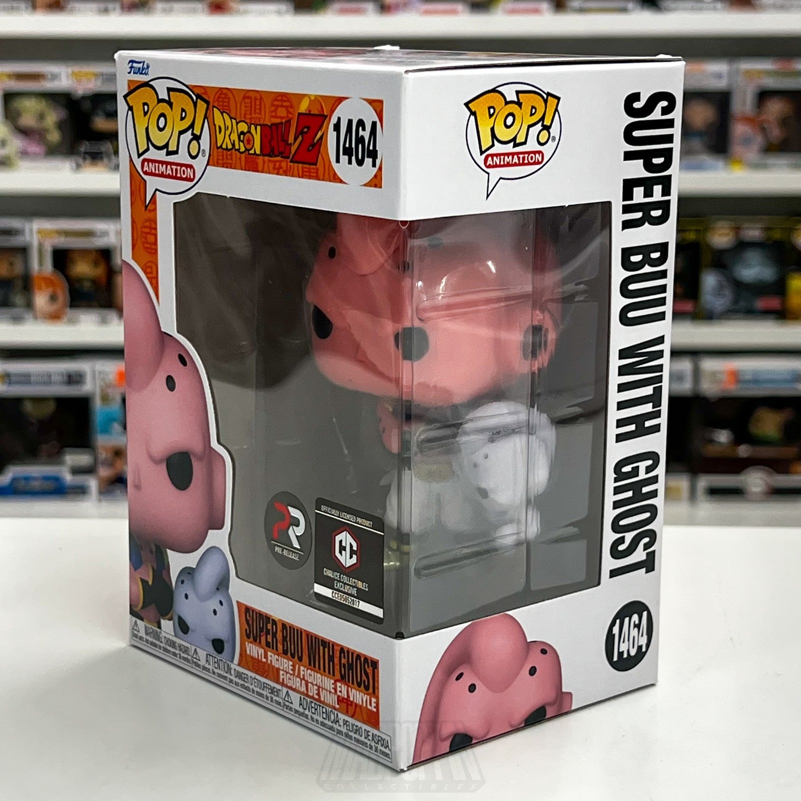 Funko Pop Anime Dragon Ball Z Super Buu w/Ghost Chalice Collectibles 1464 Figure1