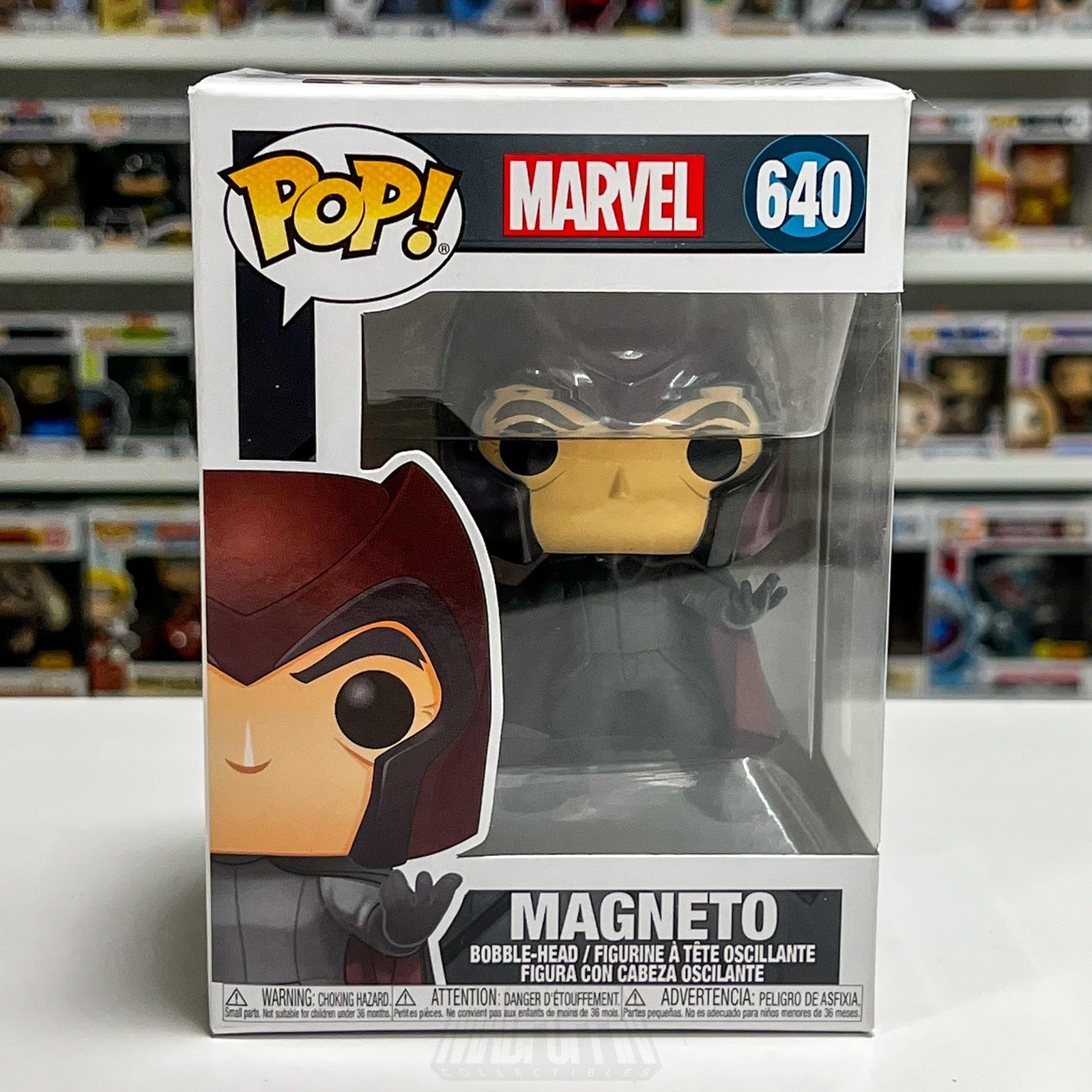 Funko Pop Marvel Magneto 640 X-Men The Last Stand Mutant BobbleHead Figure Toy