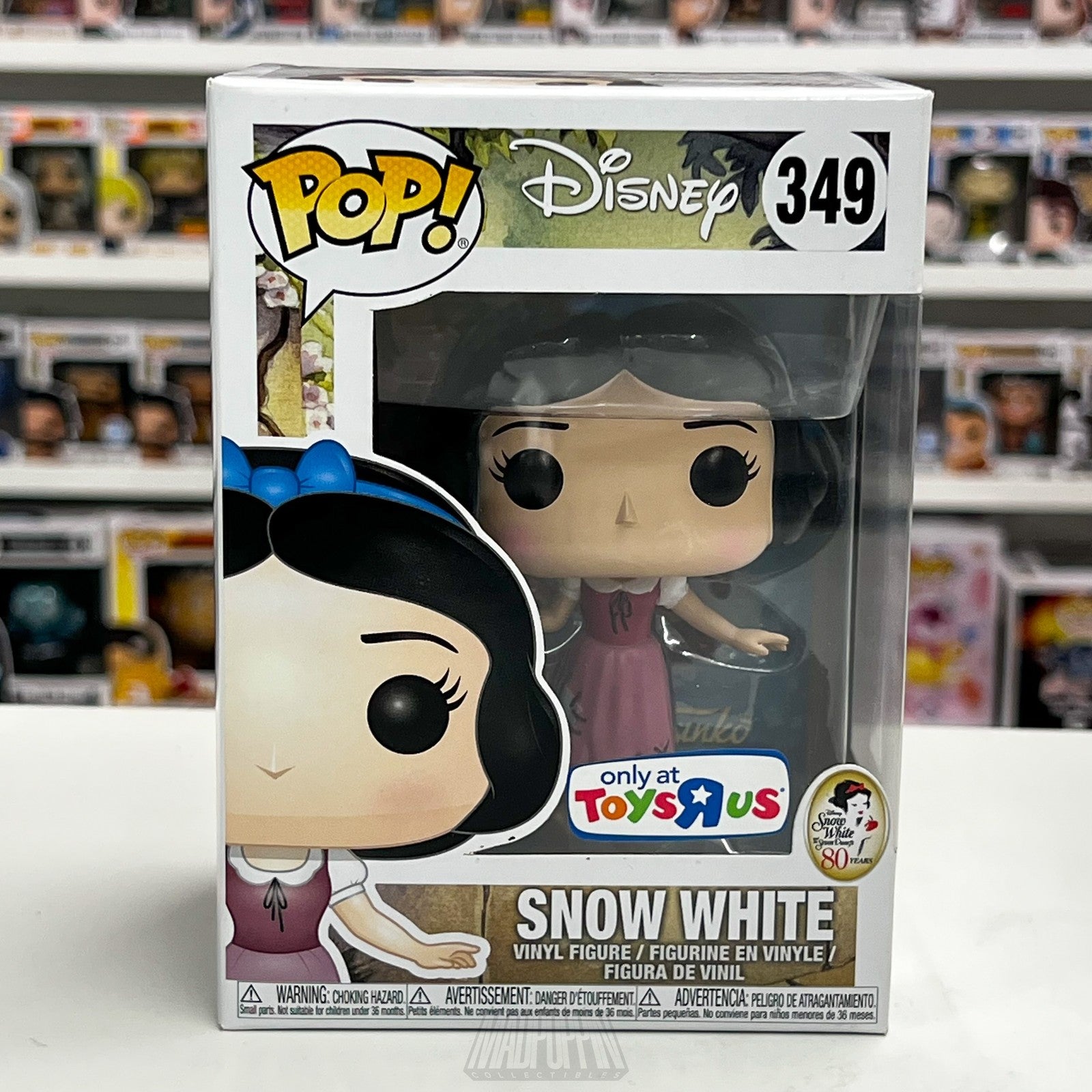 Funko Pop Disney Snow White 349 Toys R Us Exclusive Vinyl Figure New Collectible