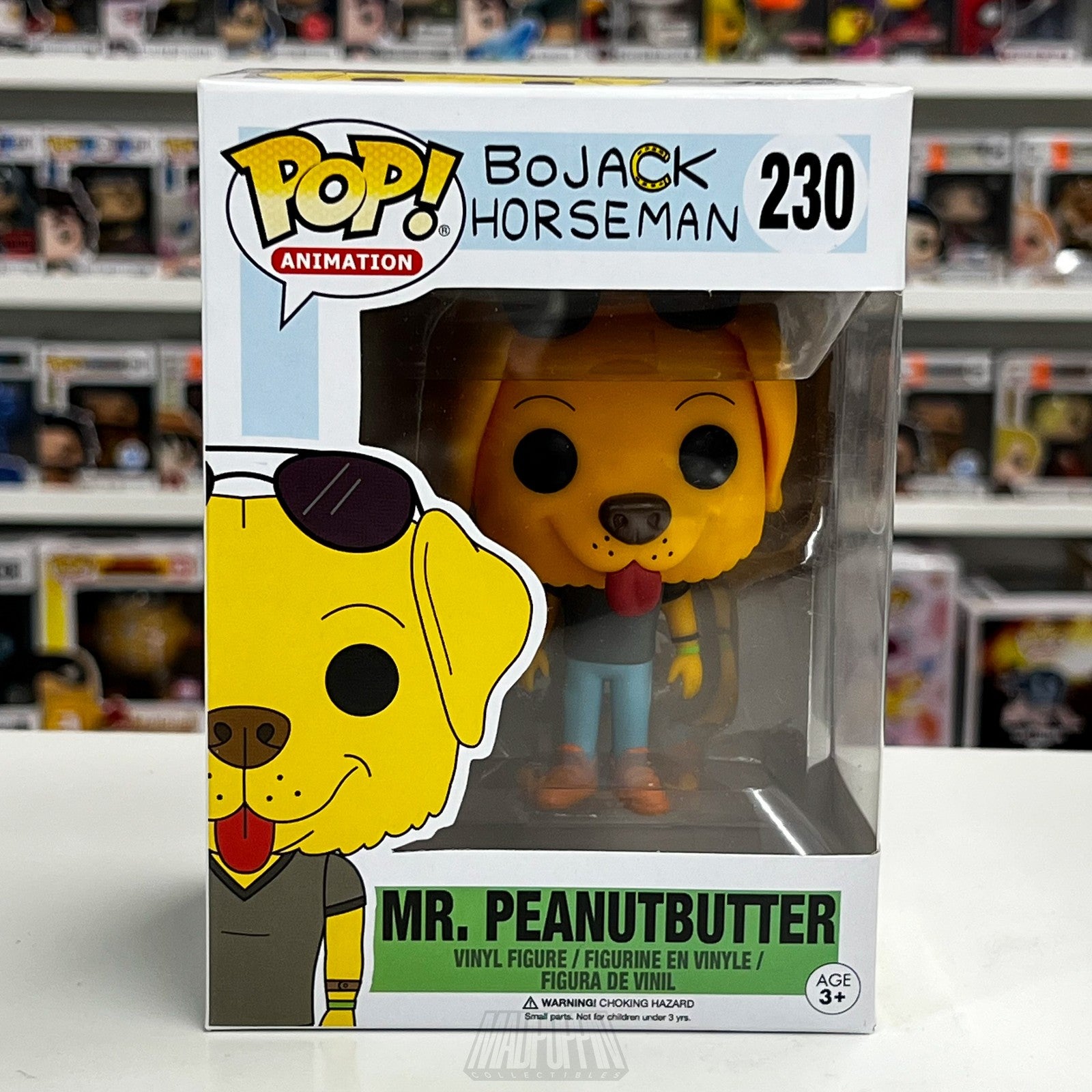 Funko Pop BoJack Horseman Mr. Peanutbutter Figure 230 Animation TV Collectible