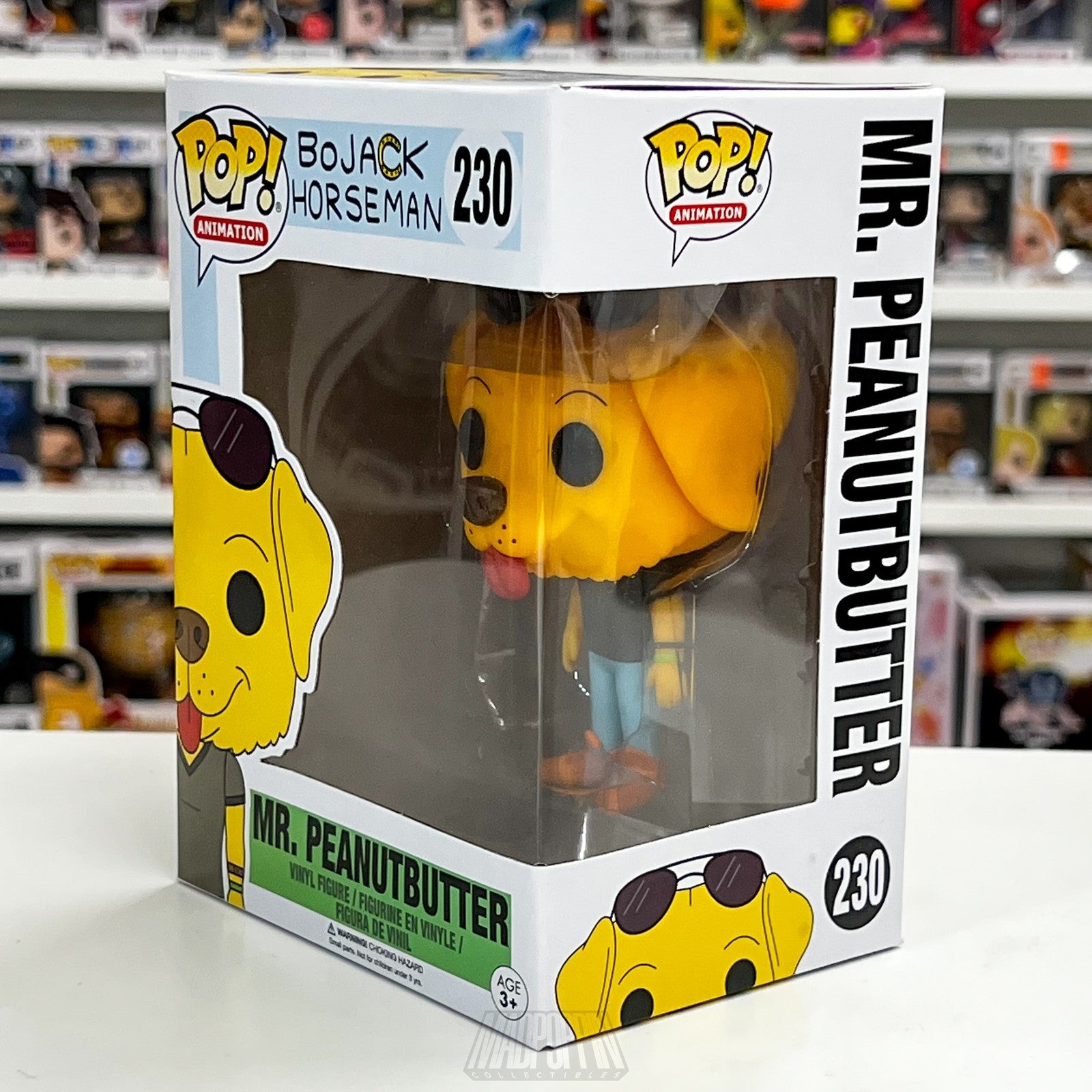 Funko Pop BoJack Horseman Mr. Peanutbutter Figure 230 Animation TV Collectible