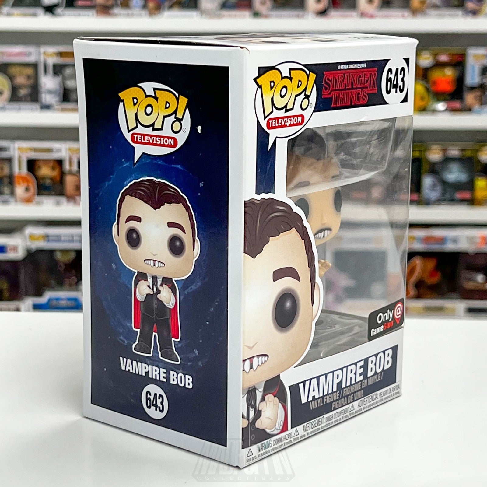 Funko Pop Television Stranger Things Vampire Bob GameStop 643 Toy Vinyl Figure5