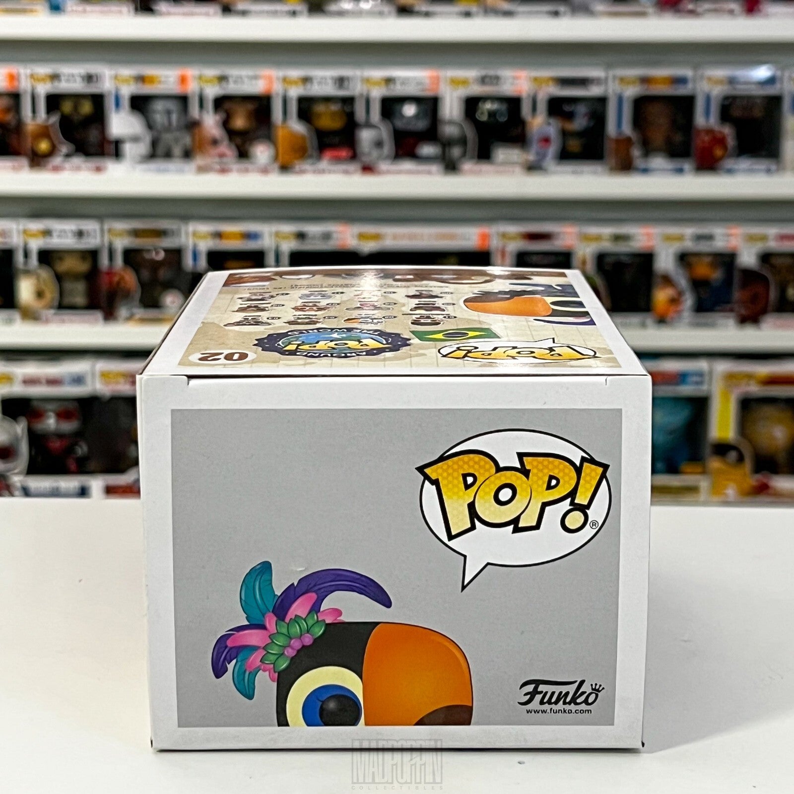 Funko Pop Around the World Brazil Tula the Toucan w/Enamel Pin Vaulted 02
