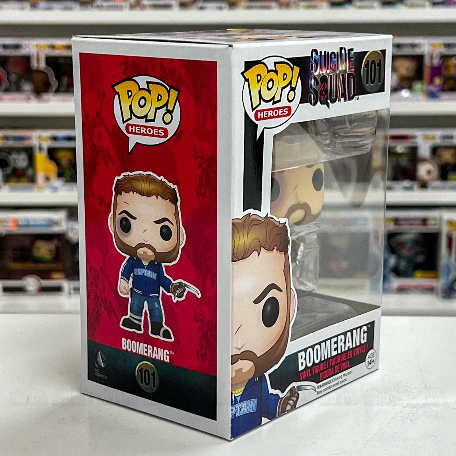 Funko Pop! Heroes Suicide Squad Boomerang #101 Vinyl Figure New in Box DC Comics