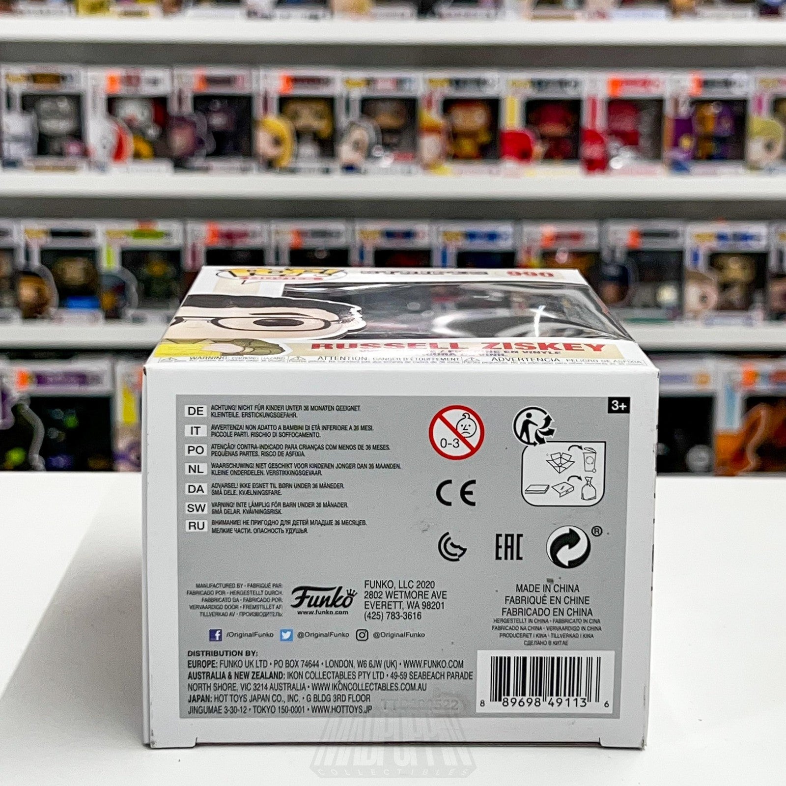 Funko Pop! Movies Stripes Russell Ziskey #990 Vinyl Figure 2020 with Window Box7