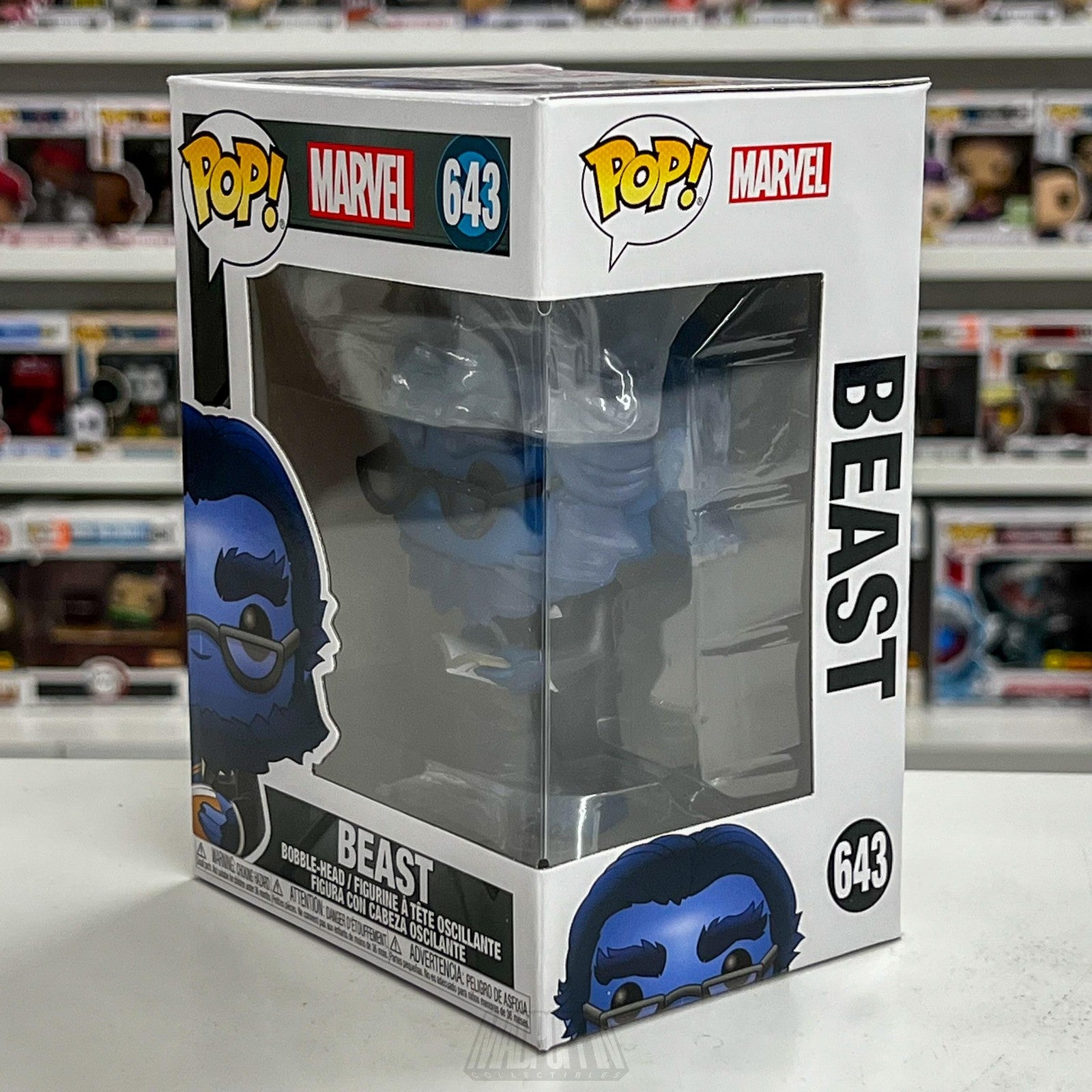 Funko Pop Marvel Beast 643 X-Men The Last Stand Figure New In Box Bobble-Head