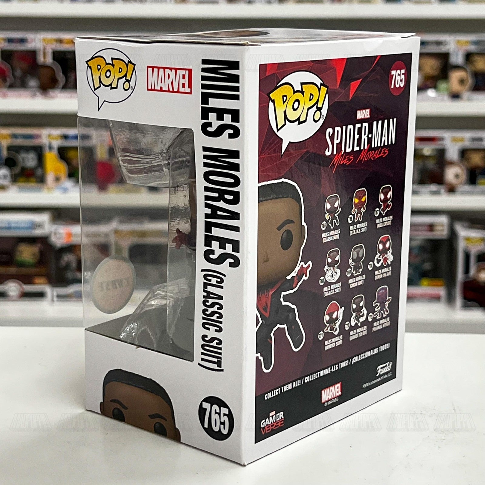 Funko Pop Marvel Spider-Man Miles Morales Classic Suit CHASE 765 Gamerverse