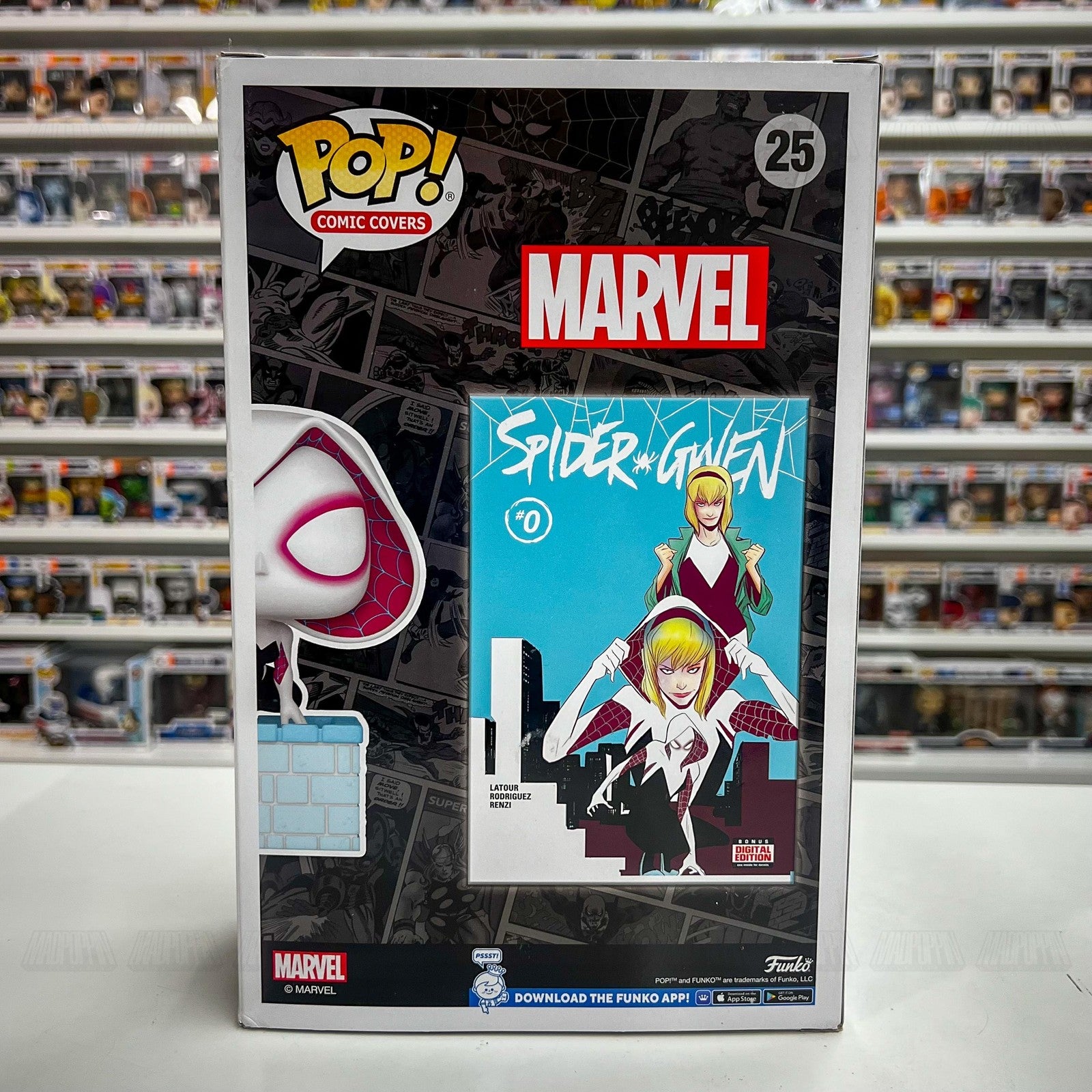 Funko Pop Comic Covers Marvel Spider-Gwen #25 Target Exclusive Figure New in Box