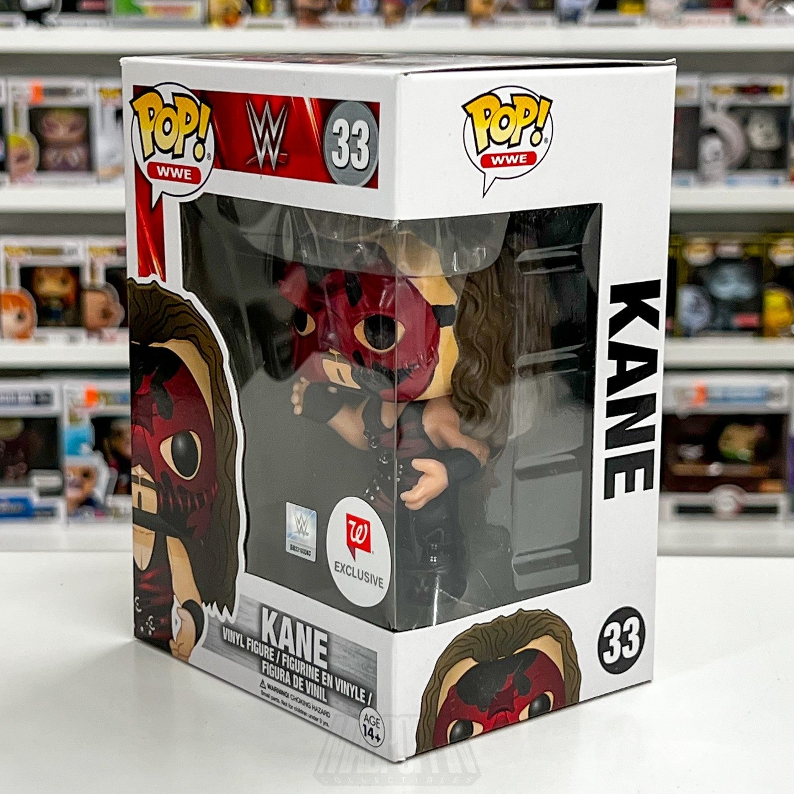 Funko Pop WWE Kane Walgreens Exclusive 33 Wrestling World Champion Vinyl Figure1