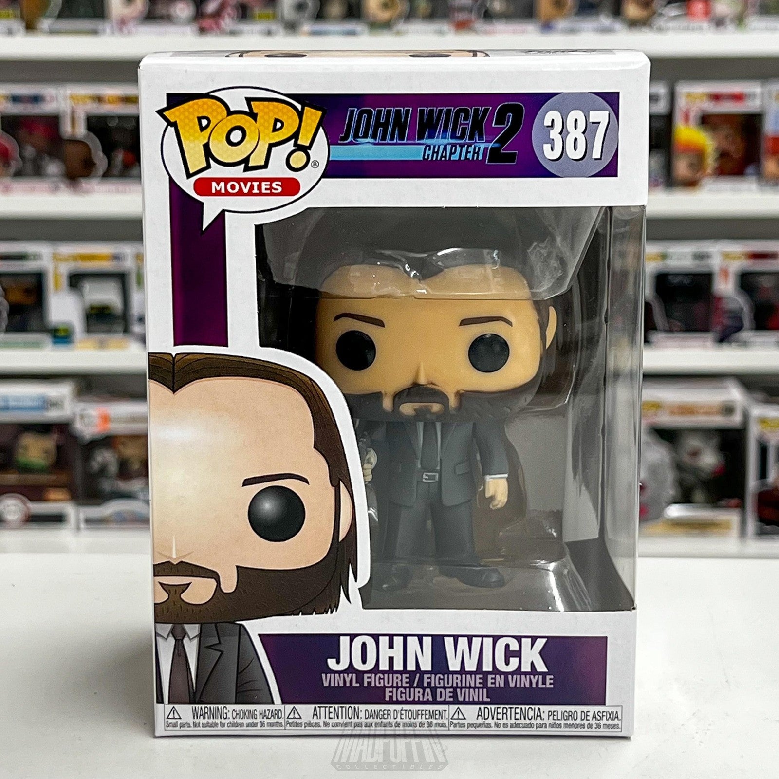 Funko Pop Movies John Wick Chapter 2 #387 Vinyl Figure New In Box Collectible0