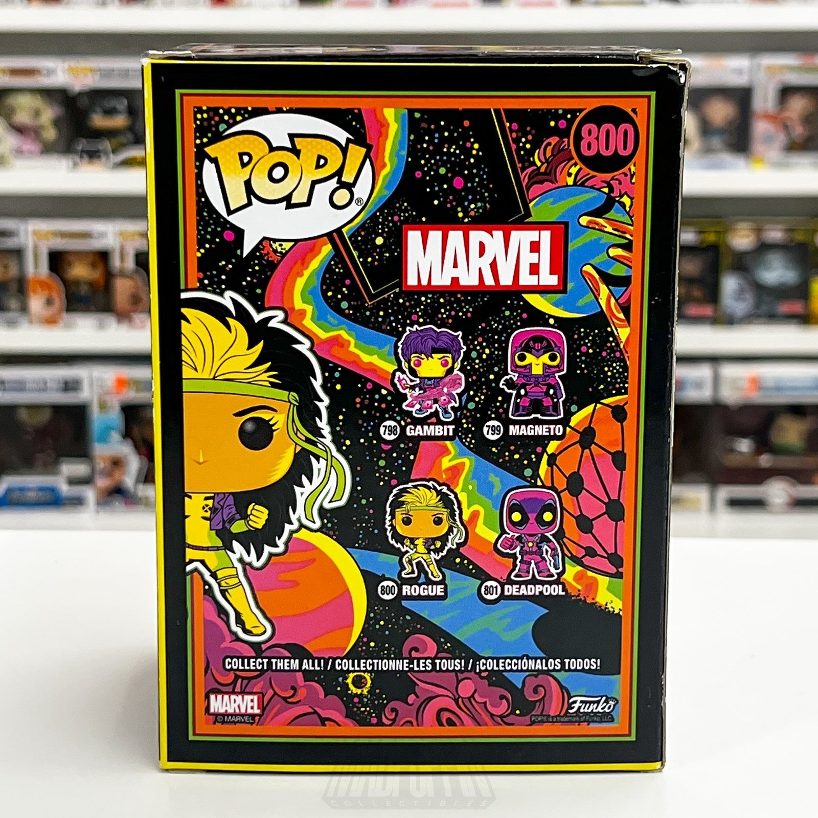 Funko Pop Marvel Rogue Blacklight Target 800 Uncanny X-Men Mutant Vinyl Figure3