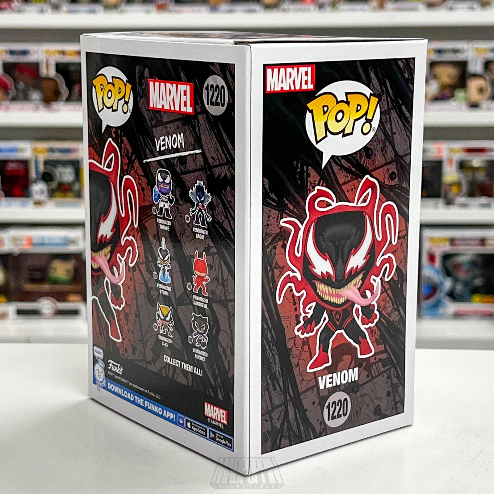 Funko Pop Marvel Venom 1220 Entertainment Earth Exclusive Limited Edition Figure