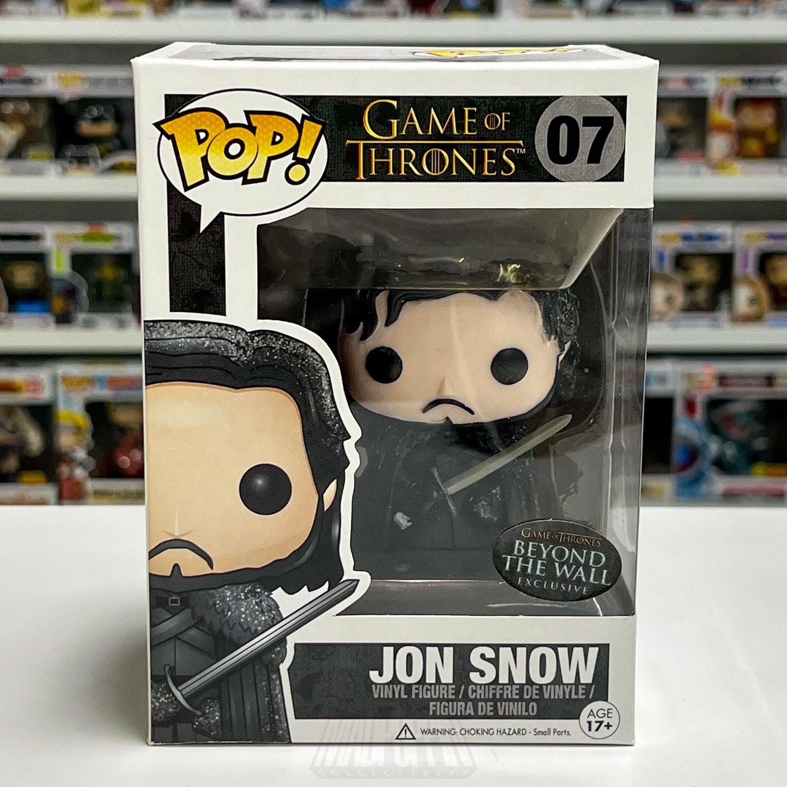 Funko Pop HBO TV Game of Thrones Jon Snow 07 Beyond The Wall Exclusive Lord Toy