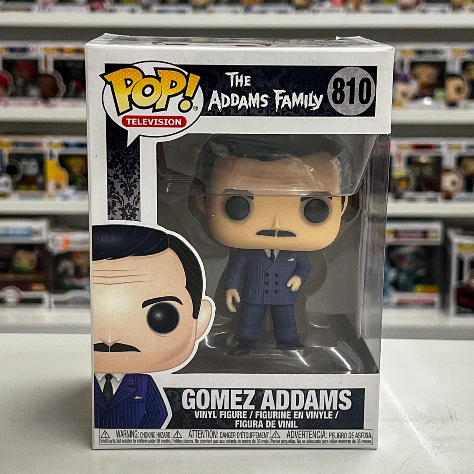 Funko Pop Television Gomez Addams Family Vinyl Figure 810 TV Collectible New