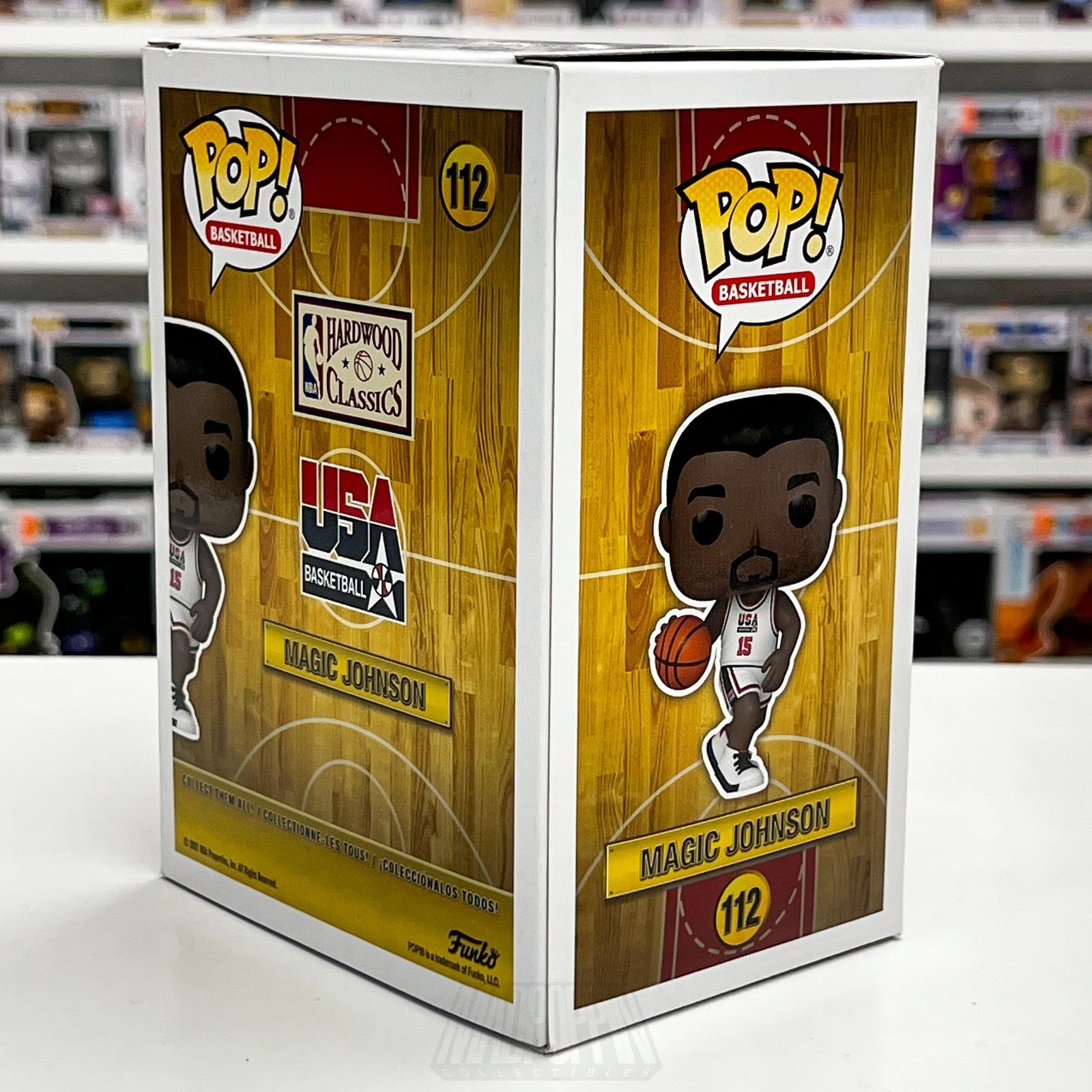 Funko Pop! Magic Johnson USA Basketball #112 Target Exclusive Vinyl Figure NBA4