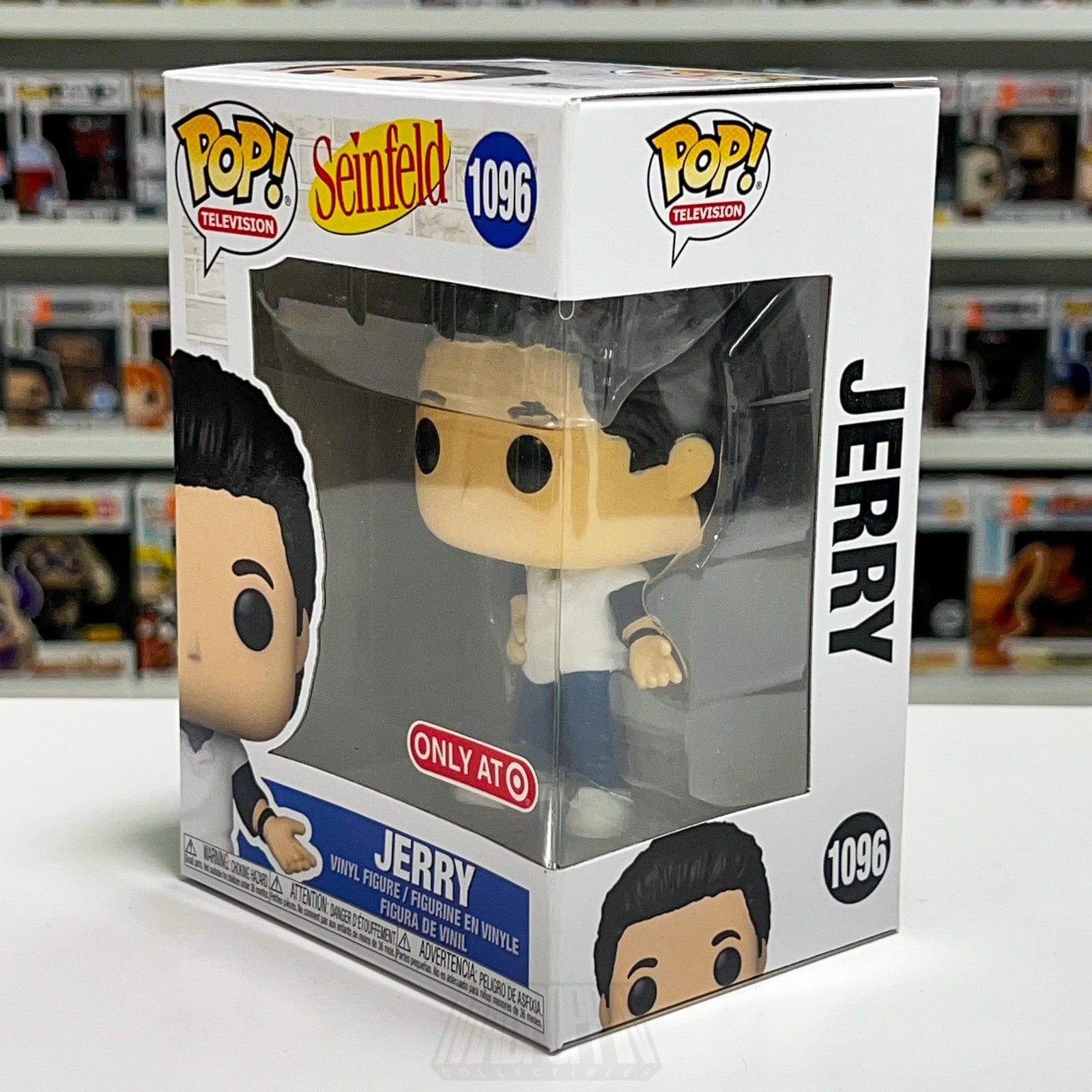 Funko Pop Television Seinfeld Jerry 1096 Target Vinyl Figure Toy Comedy Sitcom