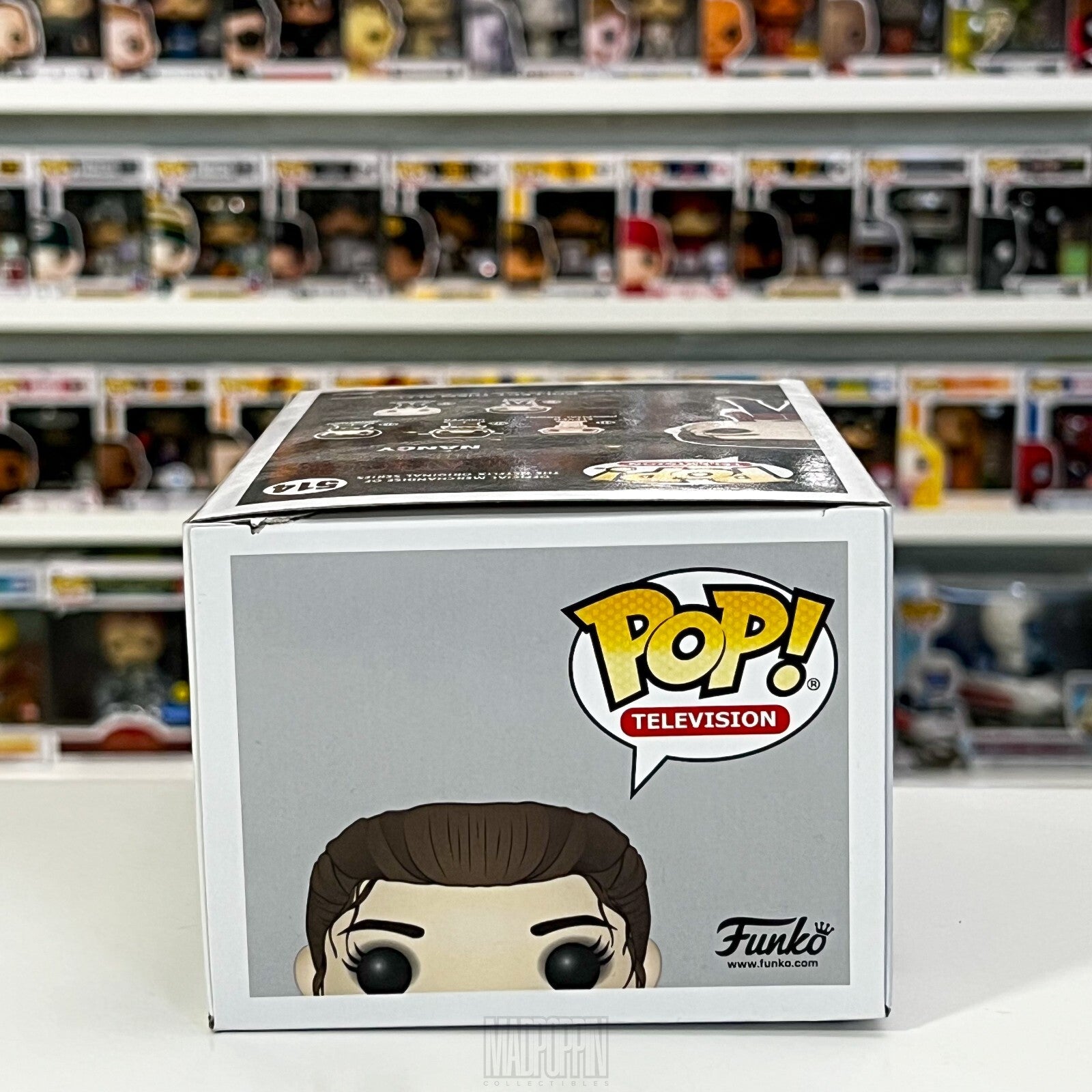 Funko Pop TV Netflix Stranger Things Nancy Wheeler w/Gun Coly Python Vaulted 514