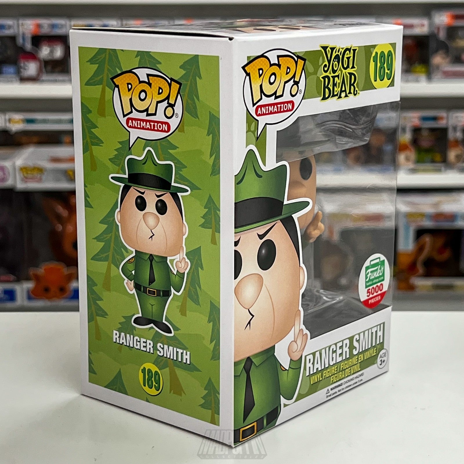 Funko Pop Animation Yogi Bear Ranger Smith Funko-Shop.com Exclusive 5000 Pcs 189