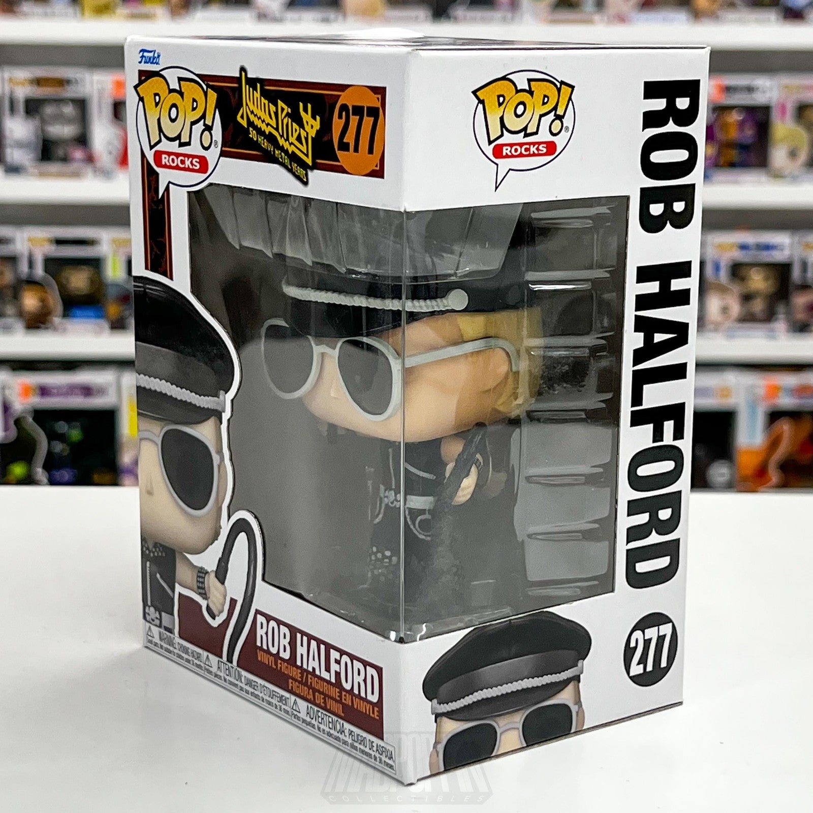 Funko Pop Rocks Judas Priest Rob Halford #277 Vinyl Figure 50 Heavy Metal Years1
