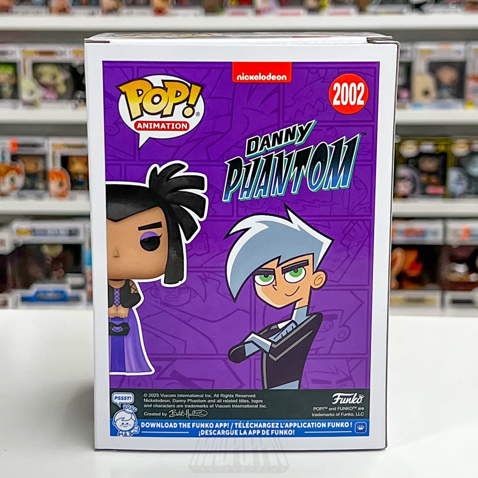 Funko Pop Animation Danny Phantom Sam Manson SDCC Con Sticker 2002 Vinyl Figure3