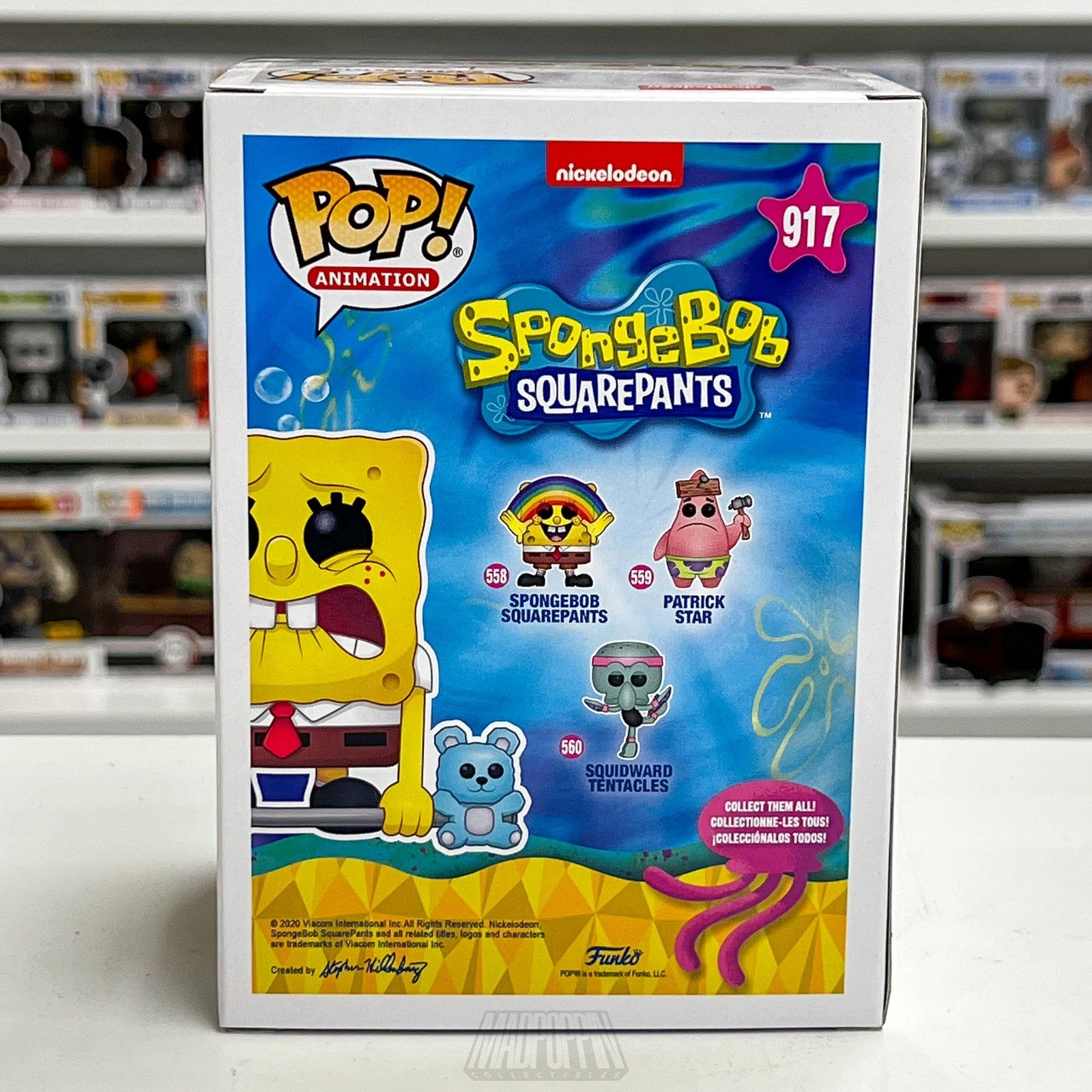 Funko Pop Animation Spongebob Weightlifter 917 Hot Topic Exclusive New in Box