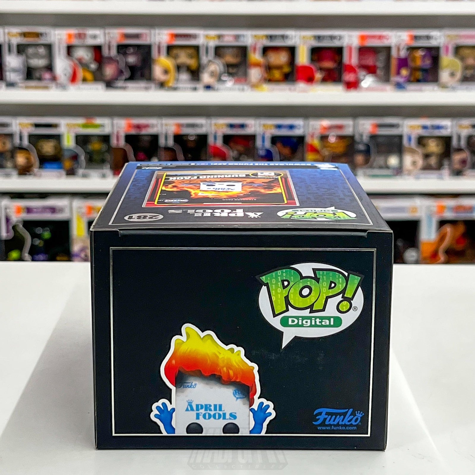 Funko Pop Digital Release April Fools Burning Pack 281 Vinyl Figure 1400 PCS NIB6