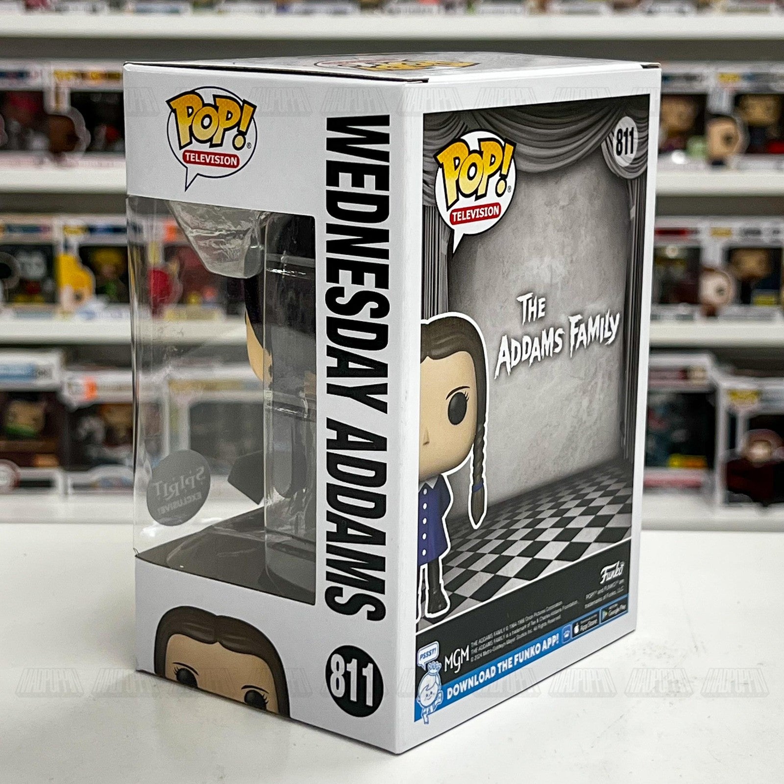 Funko Pop Television Wednesday Addams 811 Diamond Spirit Exclusive Vinyl Figure