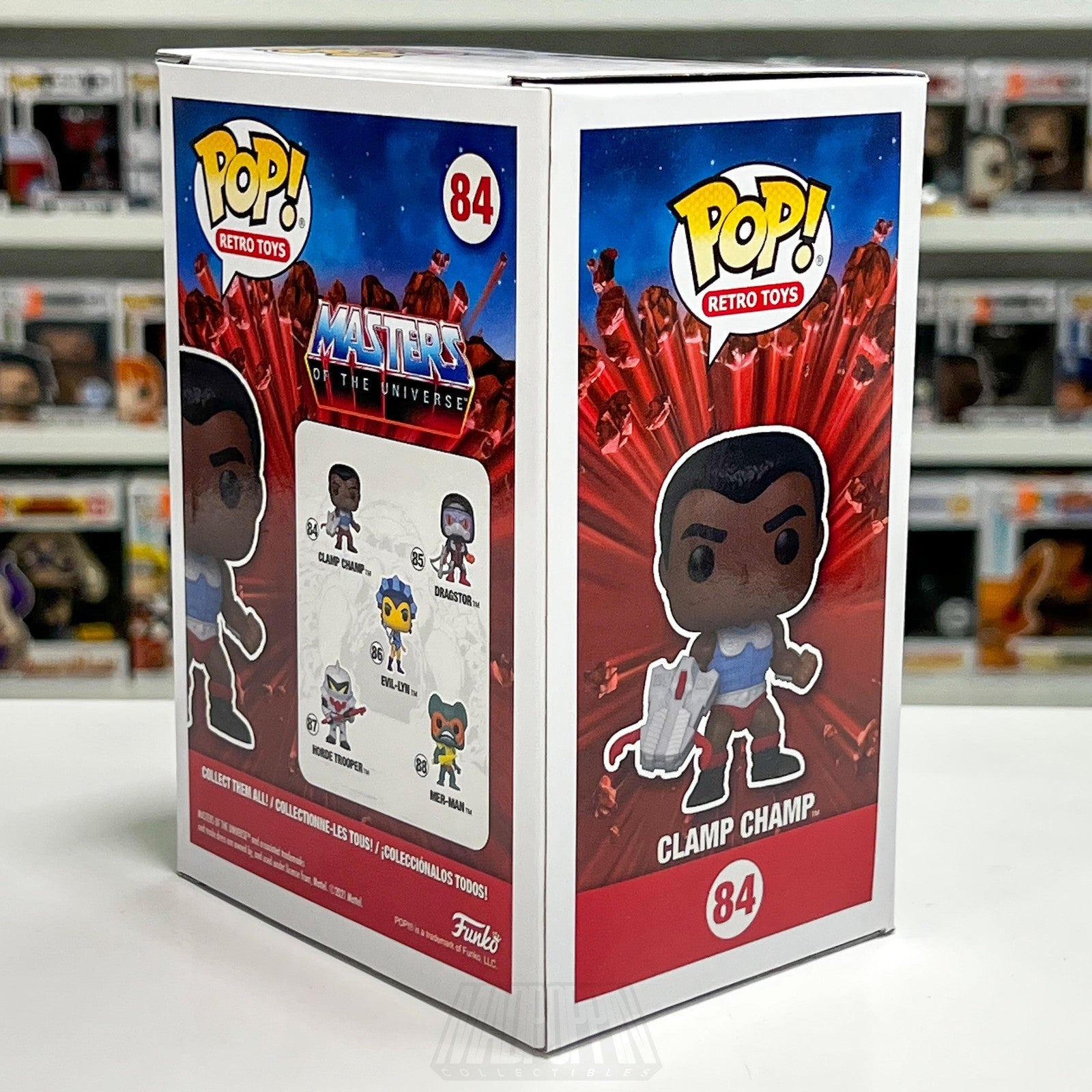 Funko Pop Retro Toys Masters of the Universe MOTU Clamp Champ 84 Vinyl Figure