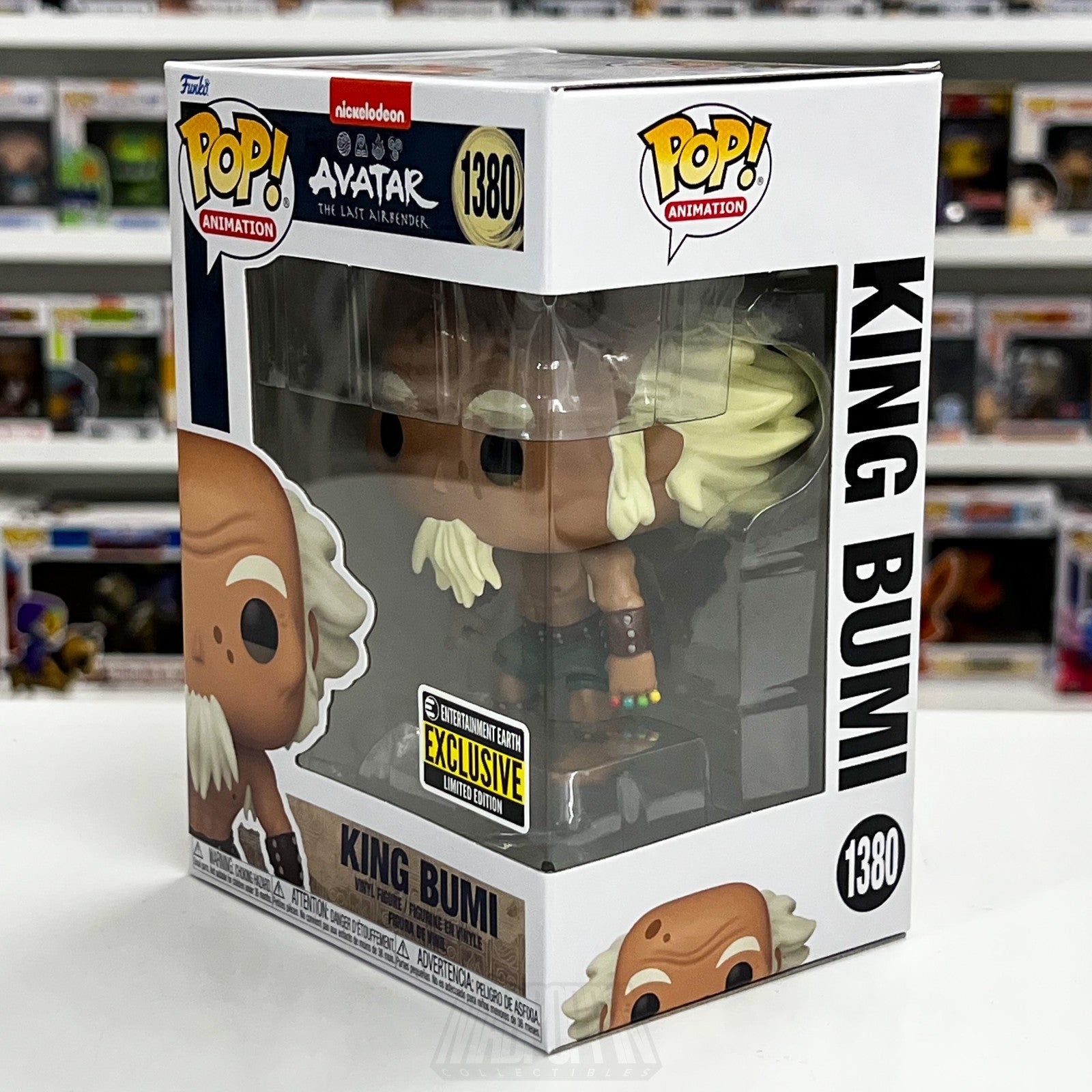 Funko Pop Anime Avatar Last Airbender King Bumi Entertainment Earth 1380 Figure1