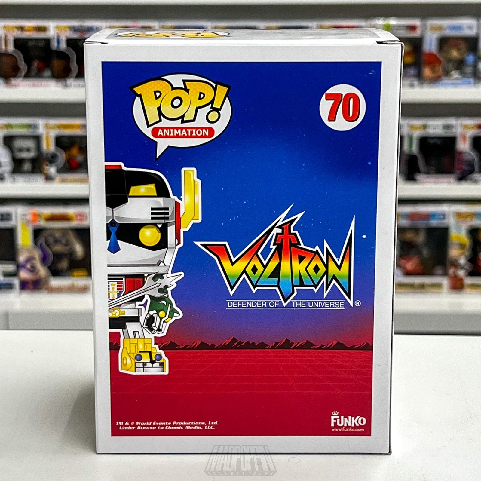 Funko Pop Animation Voltron 70 Vinyl Figure Defender Of The Universe Mint Boxed