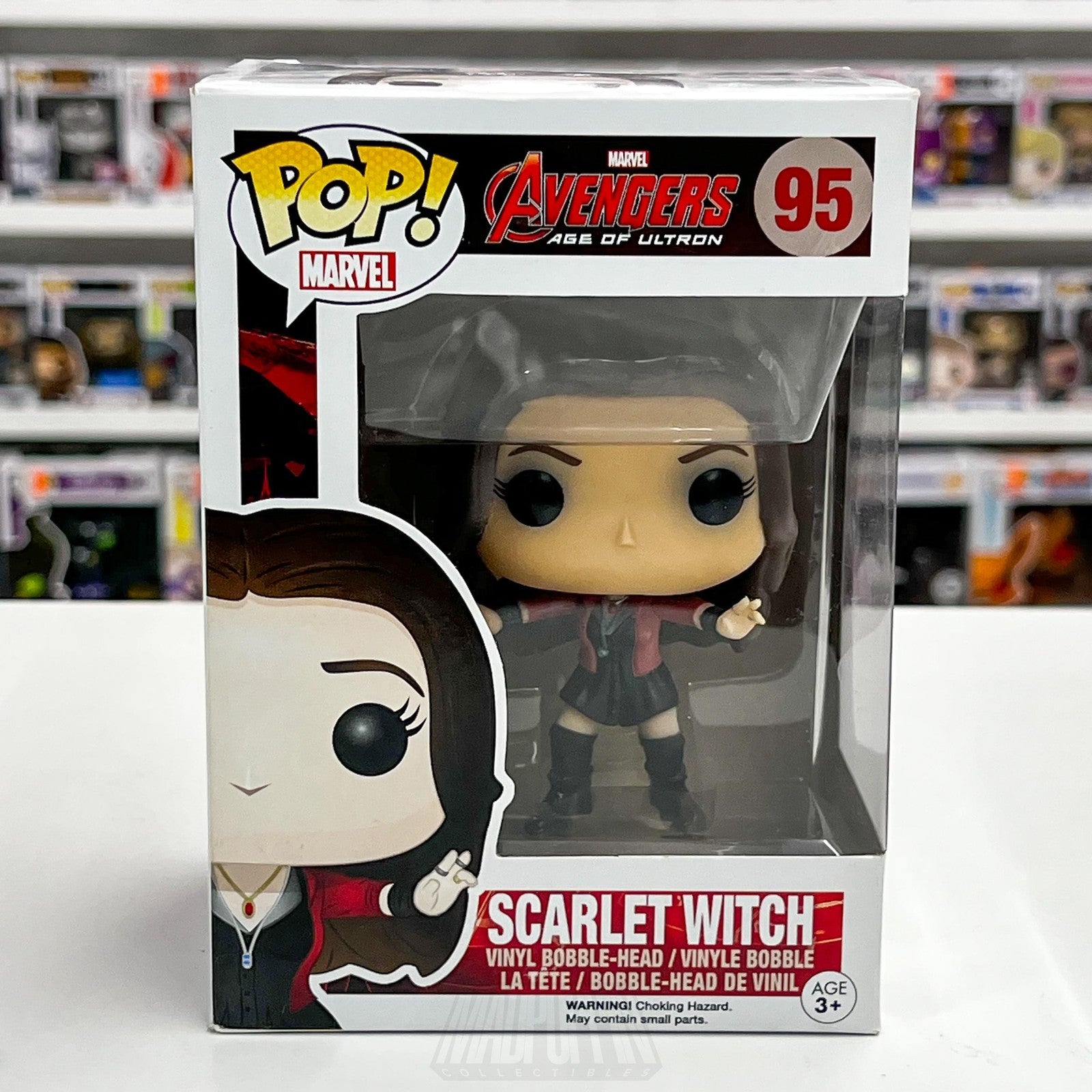 Funko Pop Marvel Avengers Age of Ultron Scarlet Witch 95 Vinyl Bobblehead Toy0