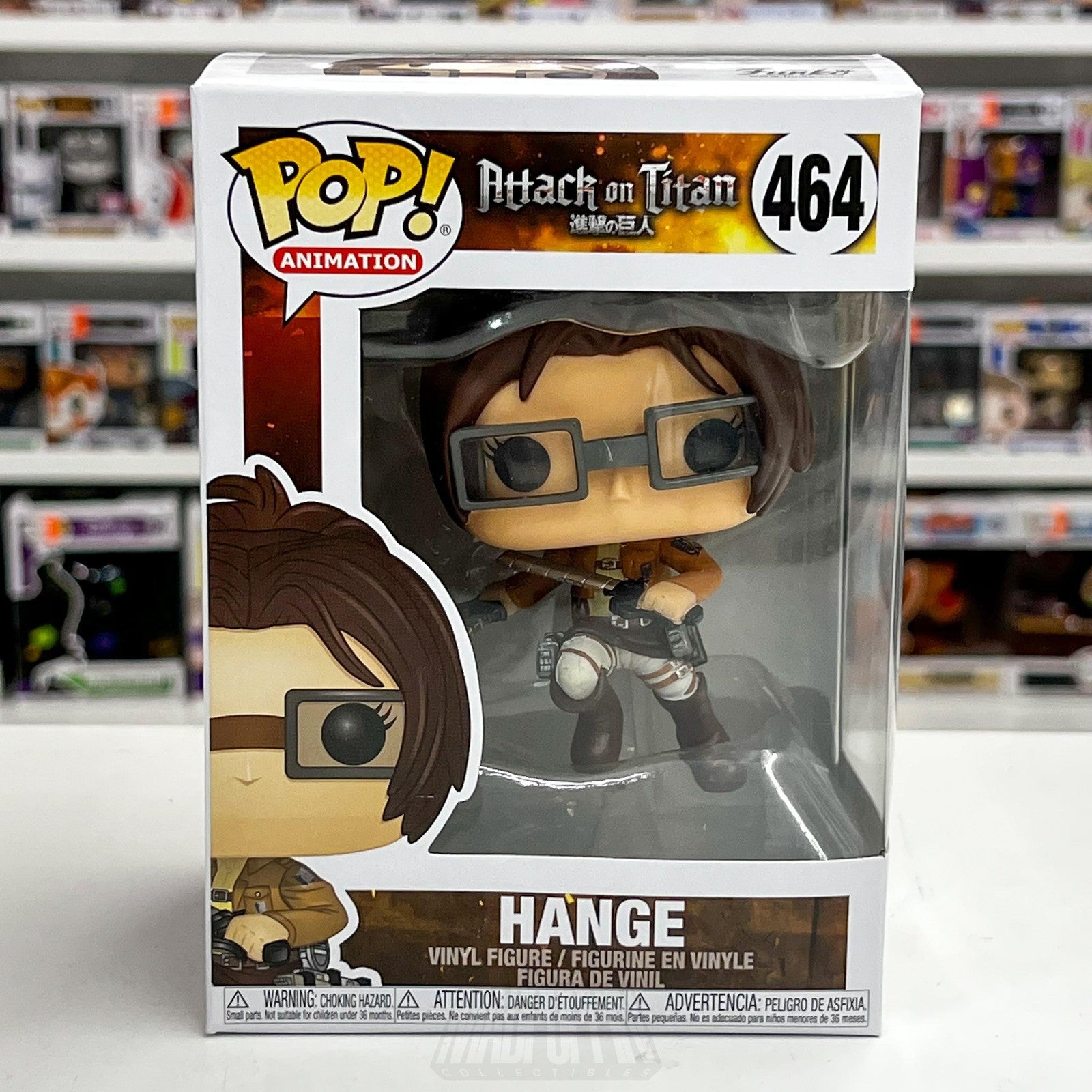 Funko Pop Anime Attack On Titan Hange 464 Vinyl Figure AOT Animation Toy Manga0
