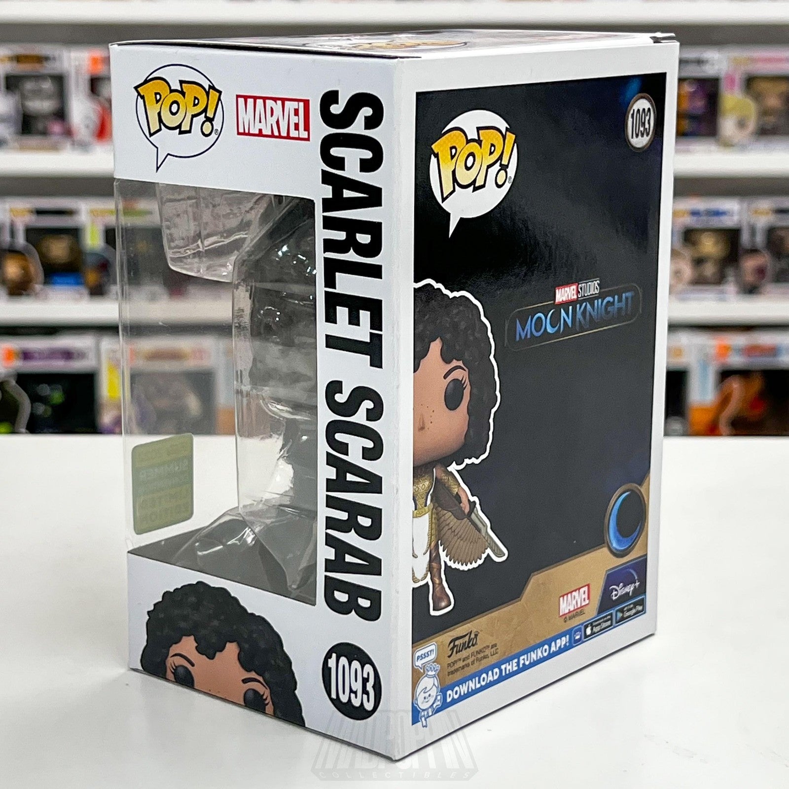 Funko Pop Marvel Moon Knight Scarlet Scarab 1093 Bobble-Head 2022 Summer LE SDCC2