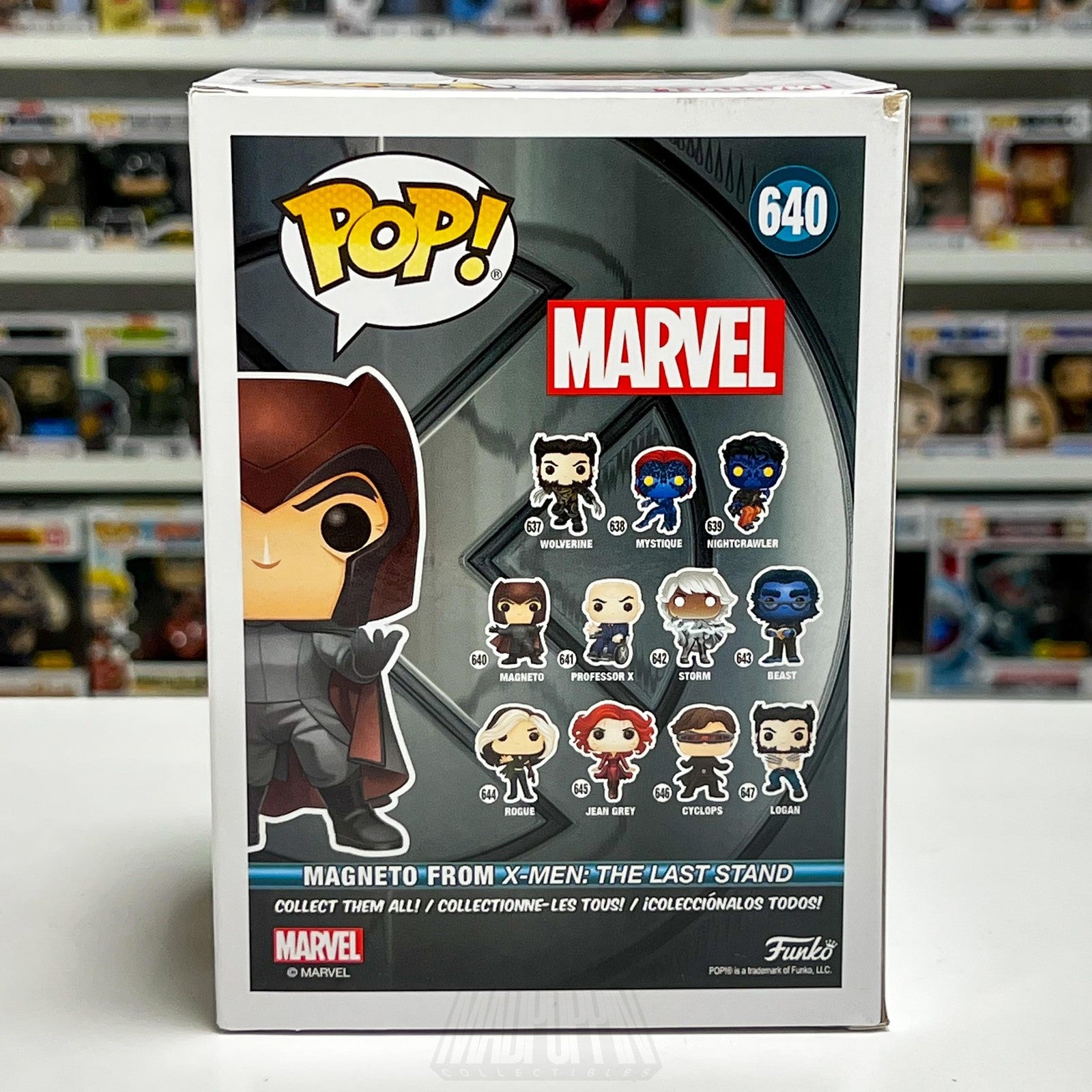 Funko Pop Marvel Magneto 640 X-Men The Last Stand Mutant BobbleHead Figure Toy