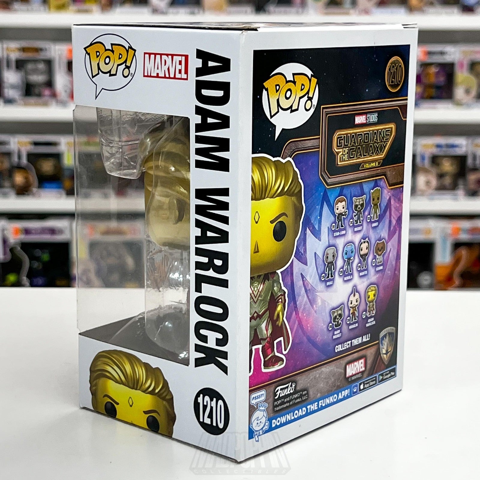 Funko Pop Marvel Adam Warlock 1210 Guardians of the Galaxy Vol 3 Bobblehead2