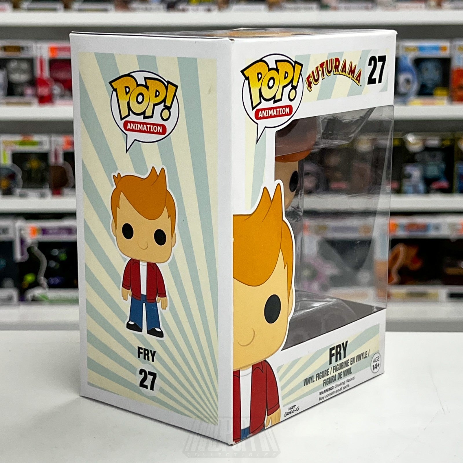 Funko Pop Animation Futurama Fry 27 Vaulted Sci-Fi Cartoon Network Vinyl Figure5