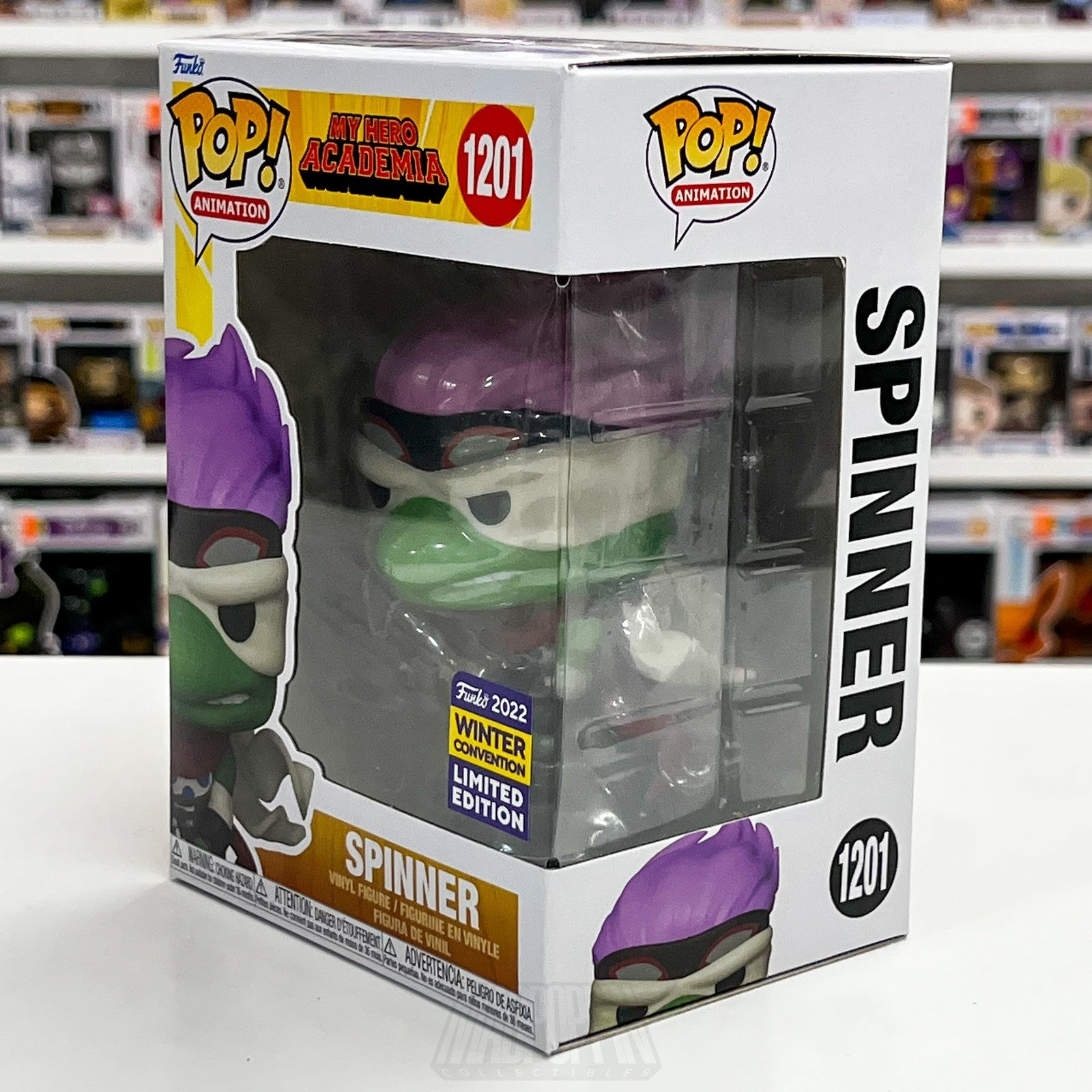 Funko Pop My Hero Academia Spinner 1201 Winter Convention 2022 Ltd Ed Vinyl1