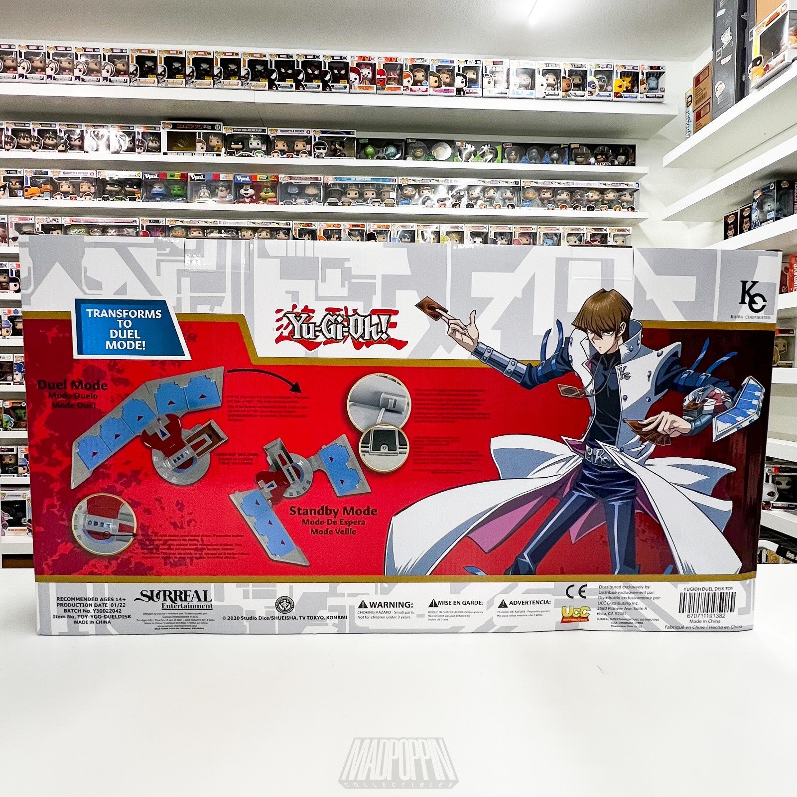 YuGiOh Duel Disk Konami UCC Distributing Kaiba Corporation Yami Seto Y