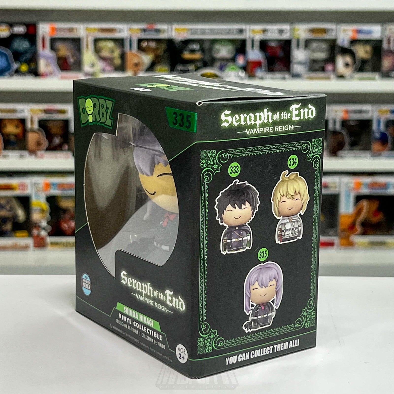 Funko Dorbz Animation Seraph of the End Shinoa Hiragi 335 Specialty Se