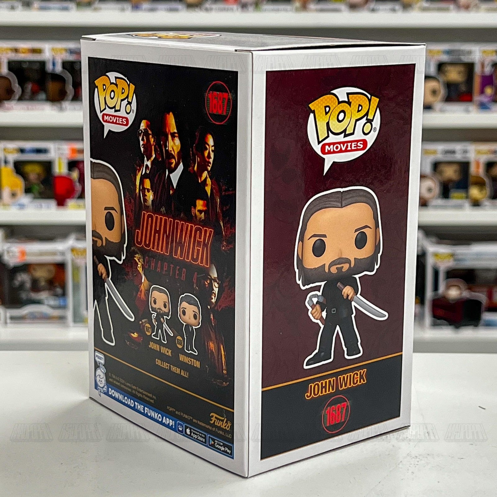 Funko Pop John Wick Chapter 4 1687 Vinyl Figure Movies Collectible New In Box4