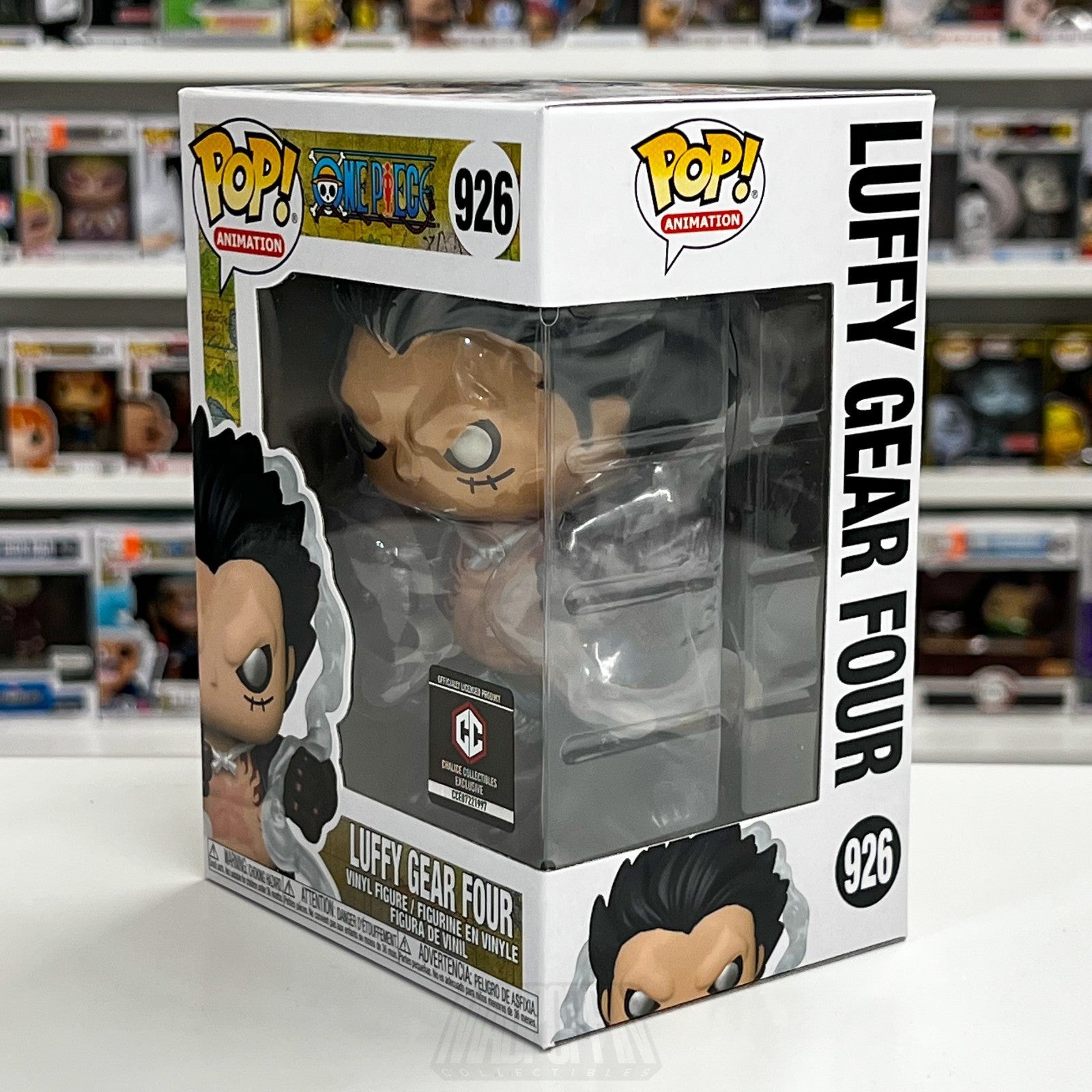 Funko Pop Anime One Piece Luffy Gear Four Chalice Metallic 926 Vinyl Figure Toy1