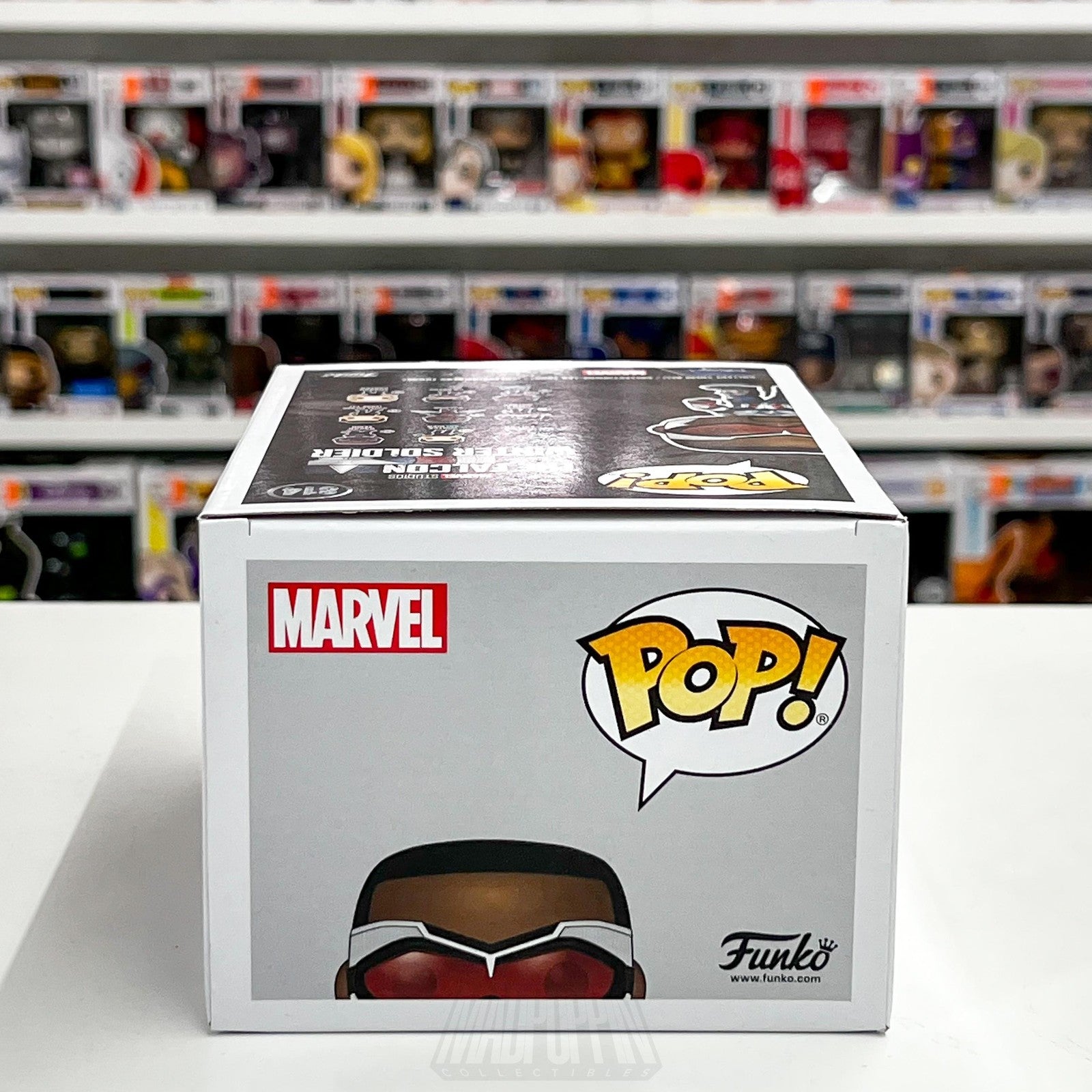 Funko Pop Marvel Captain America Sam Wilson 814 Bobble-Head Vinyl Figure Falcon6