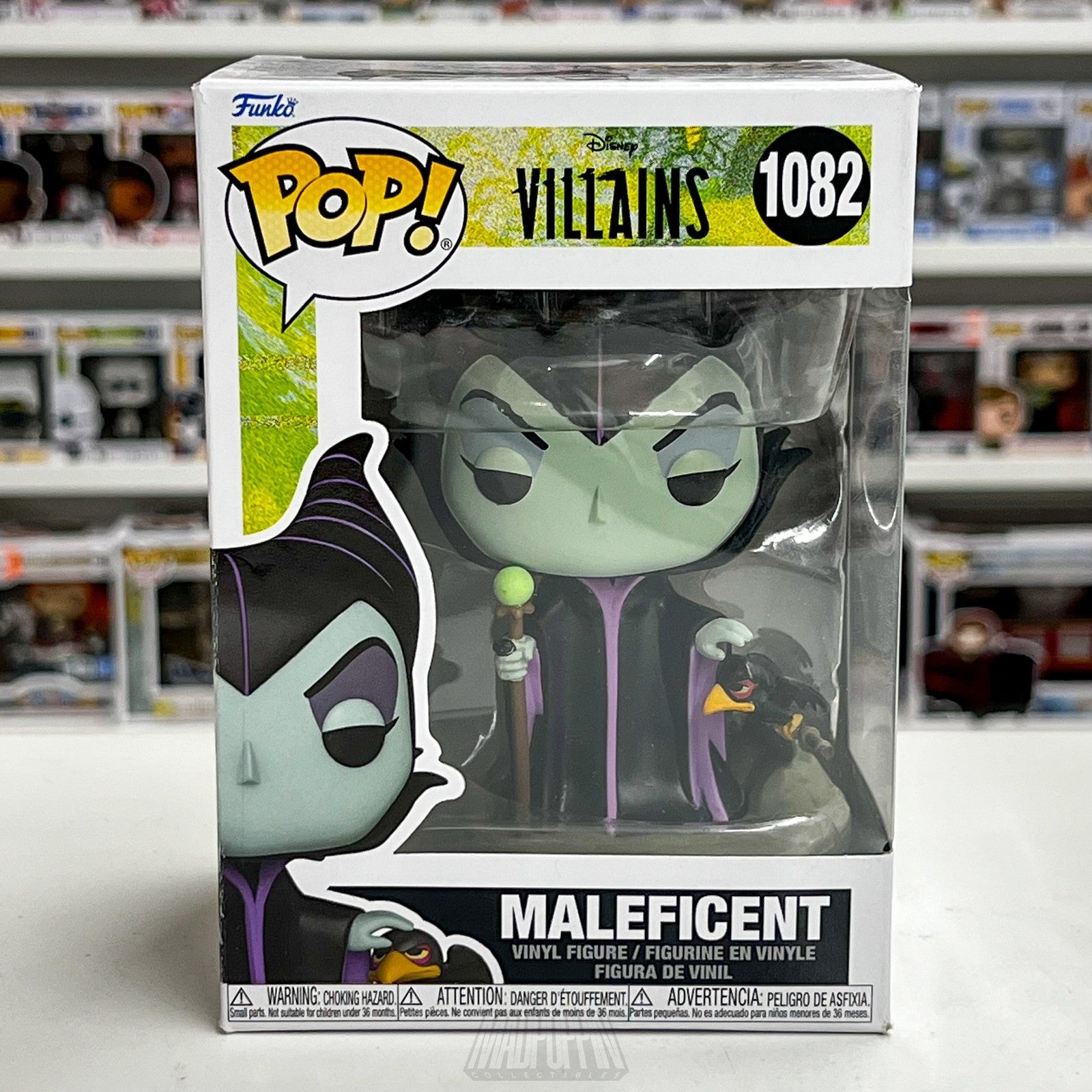 Funko Pop Disney Villains 1082 Maleficent Vinyl Figure New Damaged Box Collector