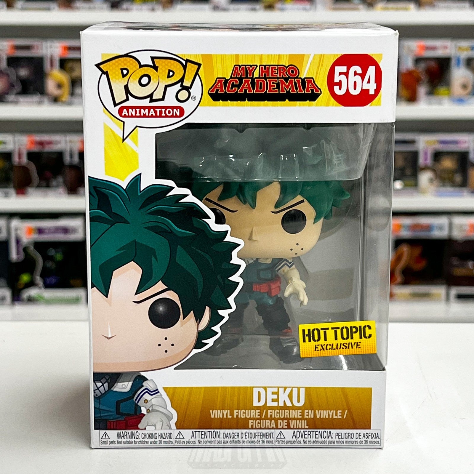 Funko Pop Anime My Hero Academia Deku Hot Topic 564 Izuku Midoriya Vinyl Figure0