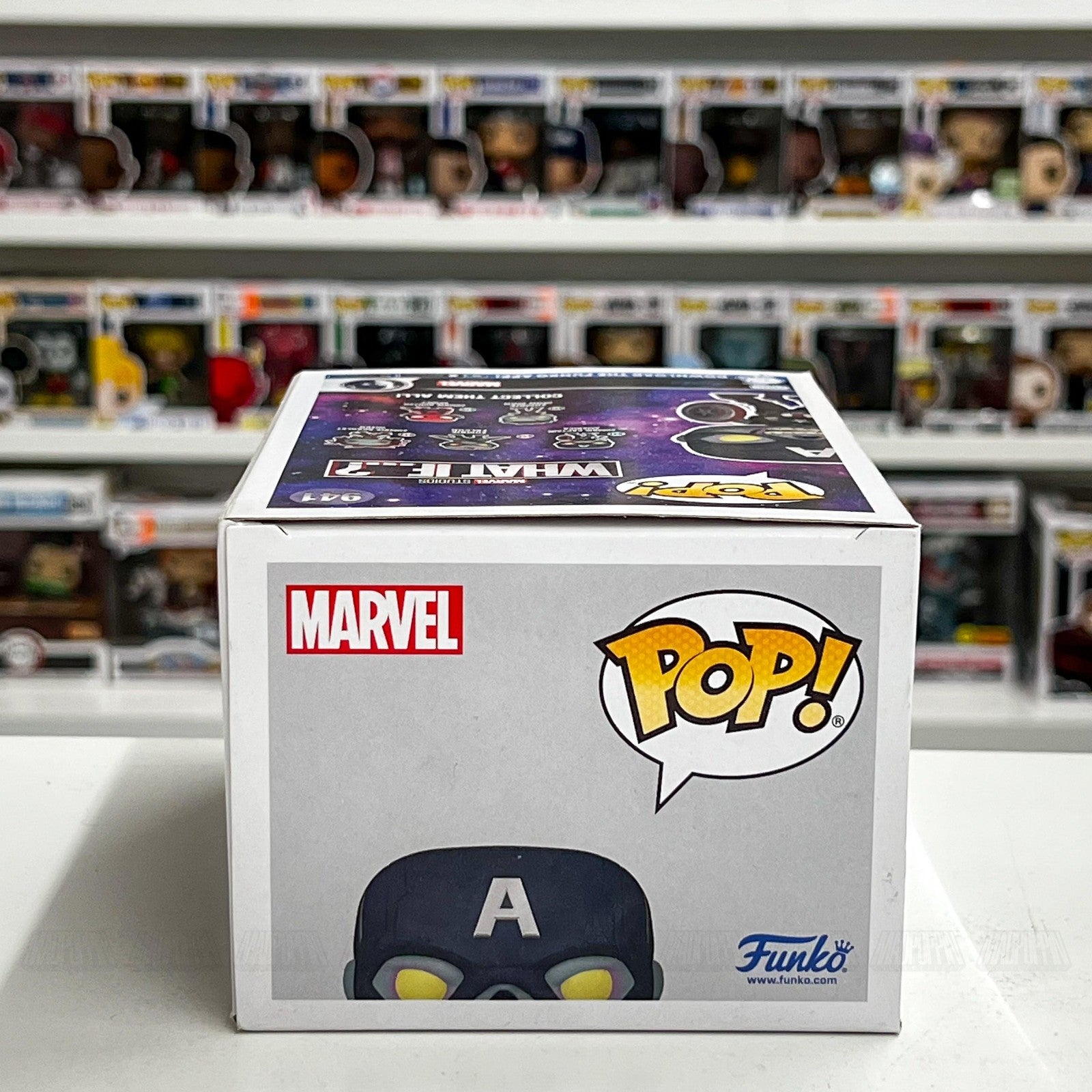 Funko Pop Marvel What If Zombie Captain America 941 Bobblehead Vinyl New Figure
