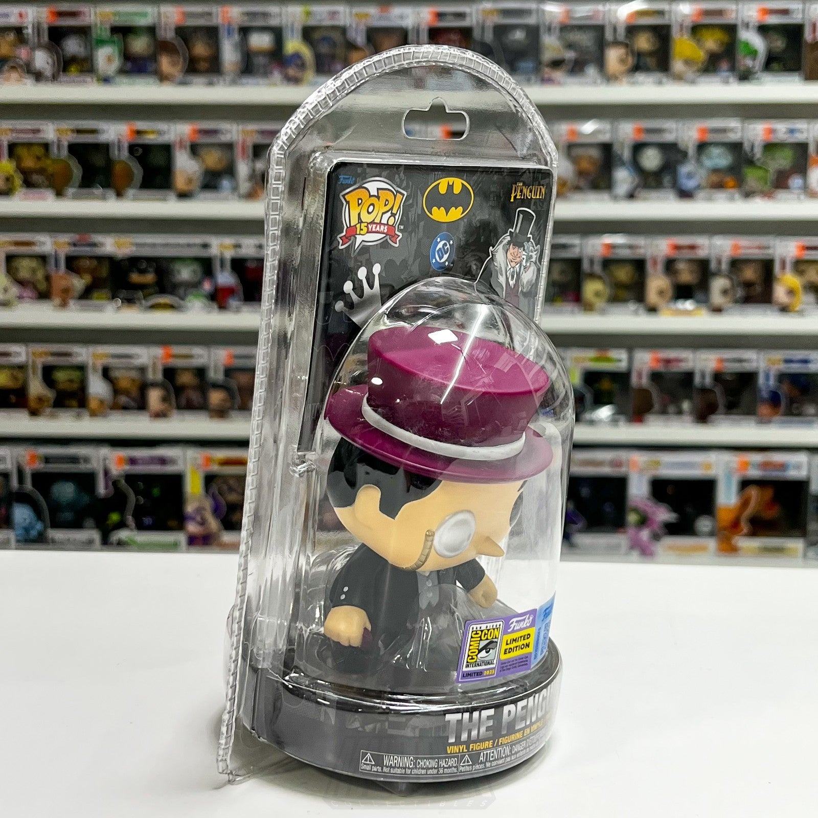 Funko Pop DC Heroes Penguin Clamshell SDCC 2025 Exclusive LE 2010 Pieces Batman